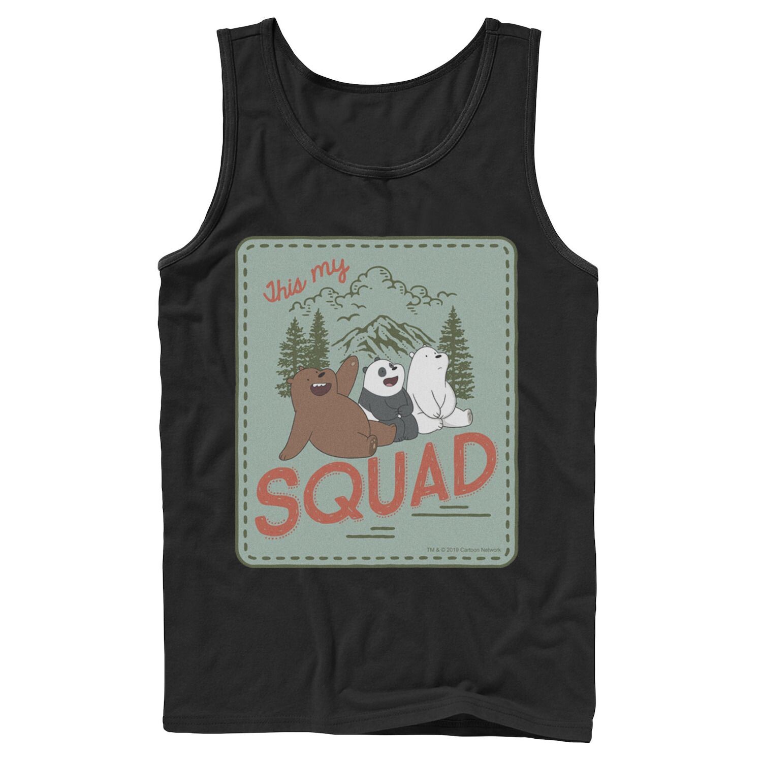 Мужская майка с нашивкой My Squad Cartoon Network We Bare Bears Licensed Character
Мужская майка с нашивкой My Squad Cartoon Network We Bare Bears Licensed Character