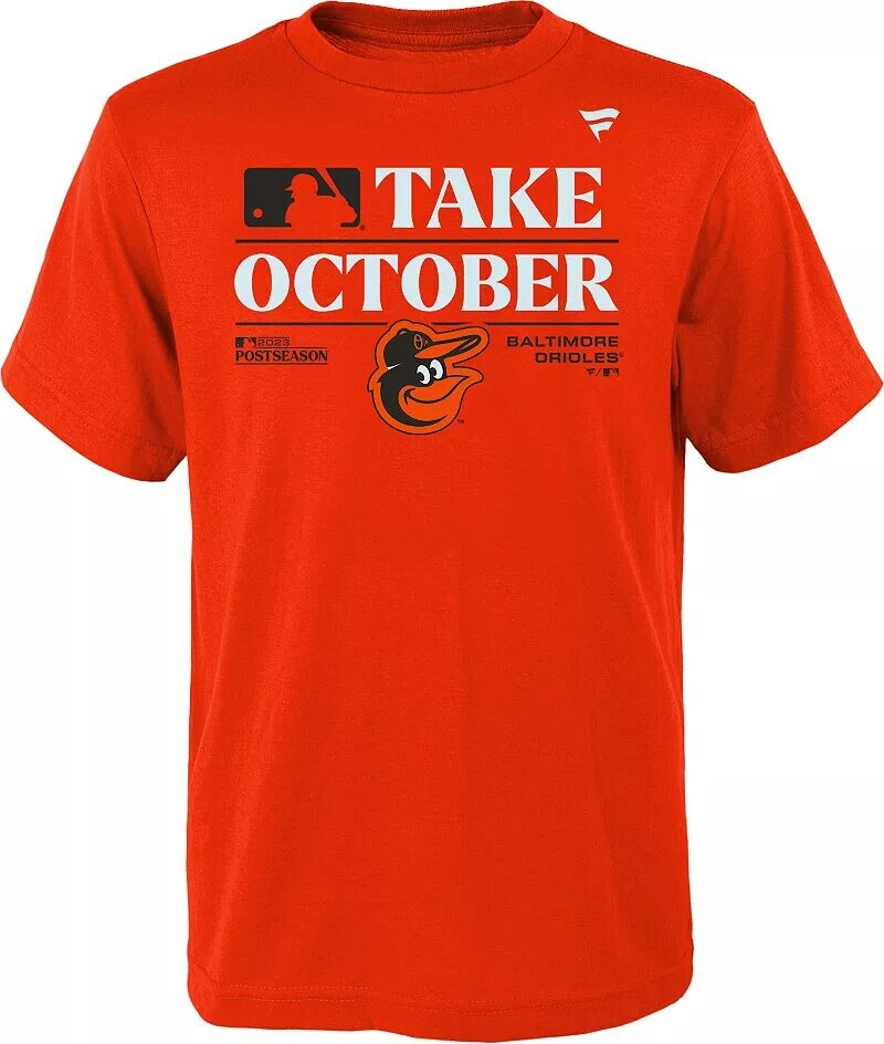 Одежда для молодежной команды MLB 2023. Футболка в раздевалке Baltimore Orioles с надписью Take October
Одежда для молодежной команды MLB 2023. Футболка в раздевалке Baltimore Orioles с надписью Take October