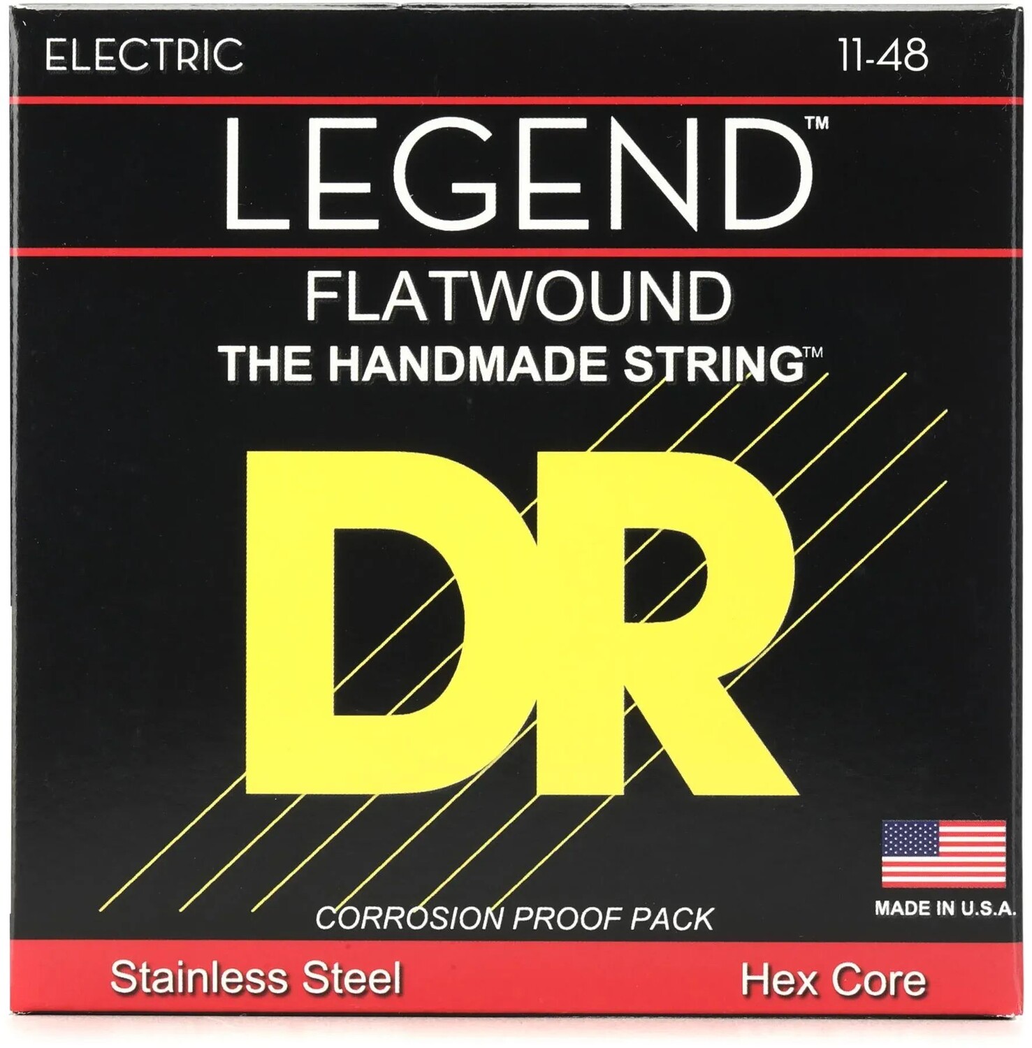 Струны для электрогитары DR Strings Legend полированные с плоской намоткой — .011-.048 светлые
Струны для электрогитары DR Strings Legend полированные с плоской намоткой — .011-.048 светлые