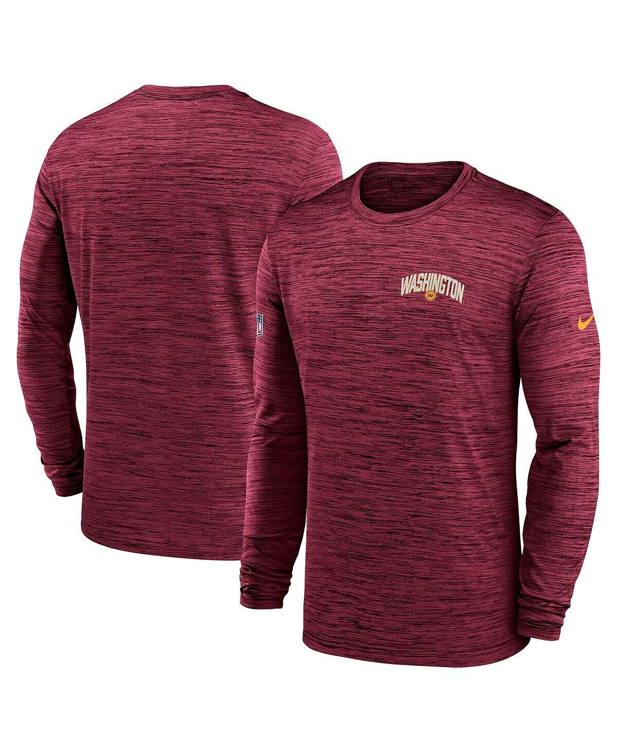 Мужская бордовая футболка с длинным рукавом Washington Football Team Velocity Athletic Stack Performance Nike, Красный, Мужская бордовая футболка с длинным рукавом Washington Football Team Velocity Athletic Stack Performance Nike
Мужская бордовая футболка с длинным рукавом Washington Football Team Velocity Athletic Stack Performance Nike, Красный, Мужская бордовая футболка с длинным рукавом Washington Football Team Velocity Athletic Stack Performance Nike