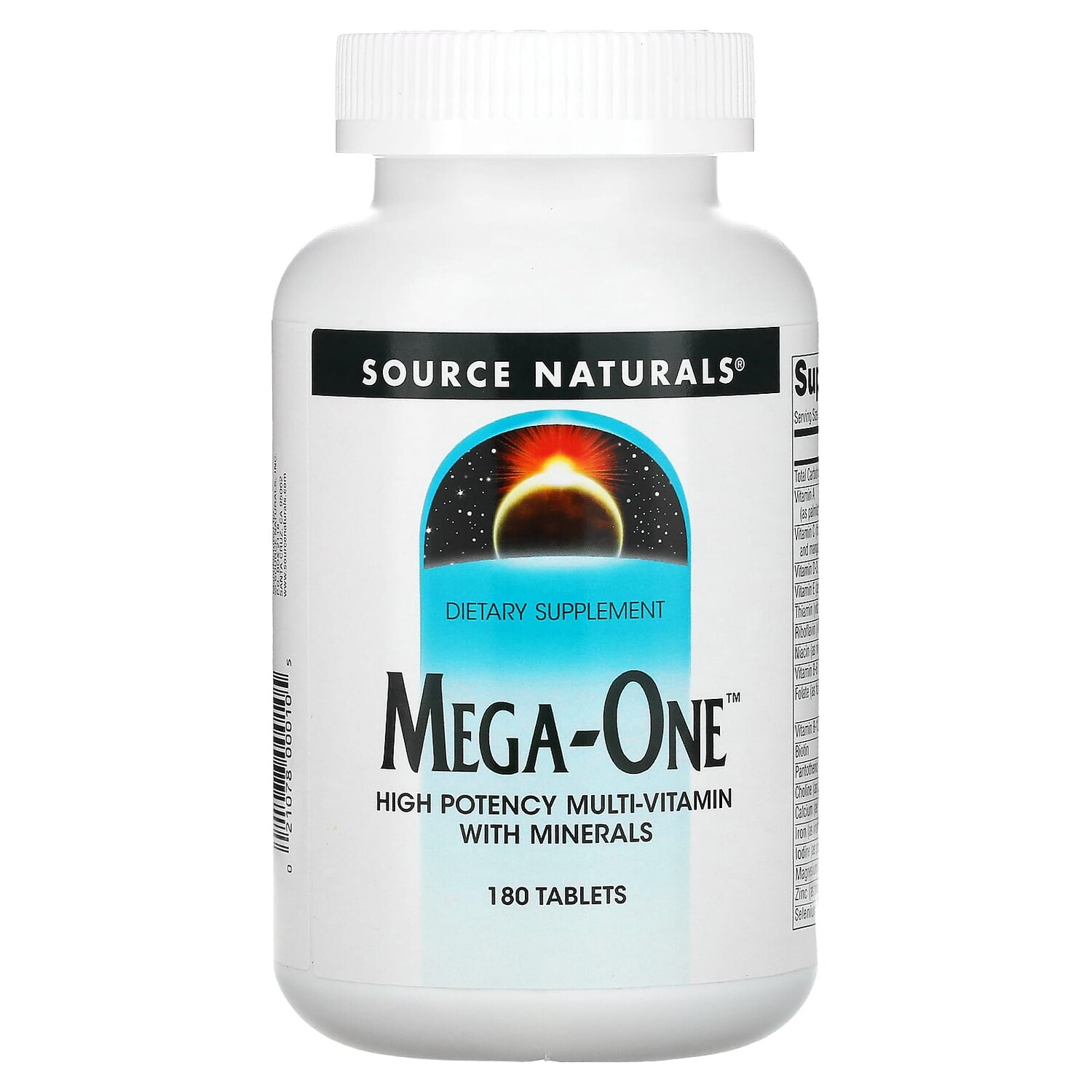 Mega-One, высокоэффективный мультивитамин с минералами, 180 таблеток, Source Naturals
Mega-One, высокоэффективный мультивитамин с минералами, 180 таблеток, Source Naturals