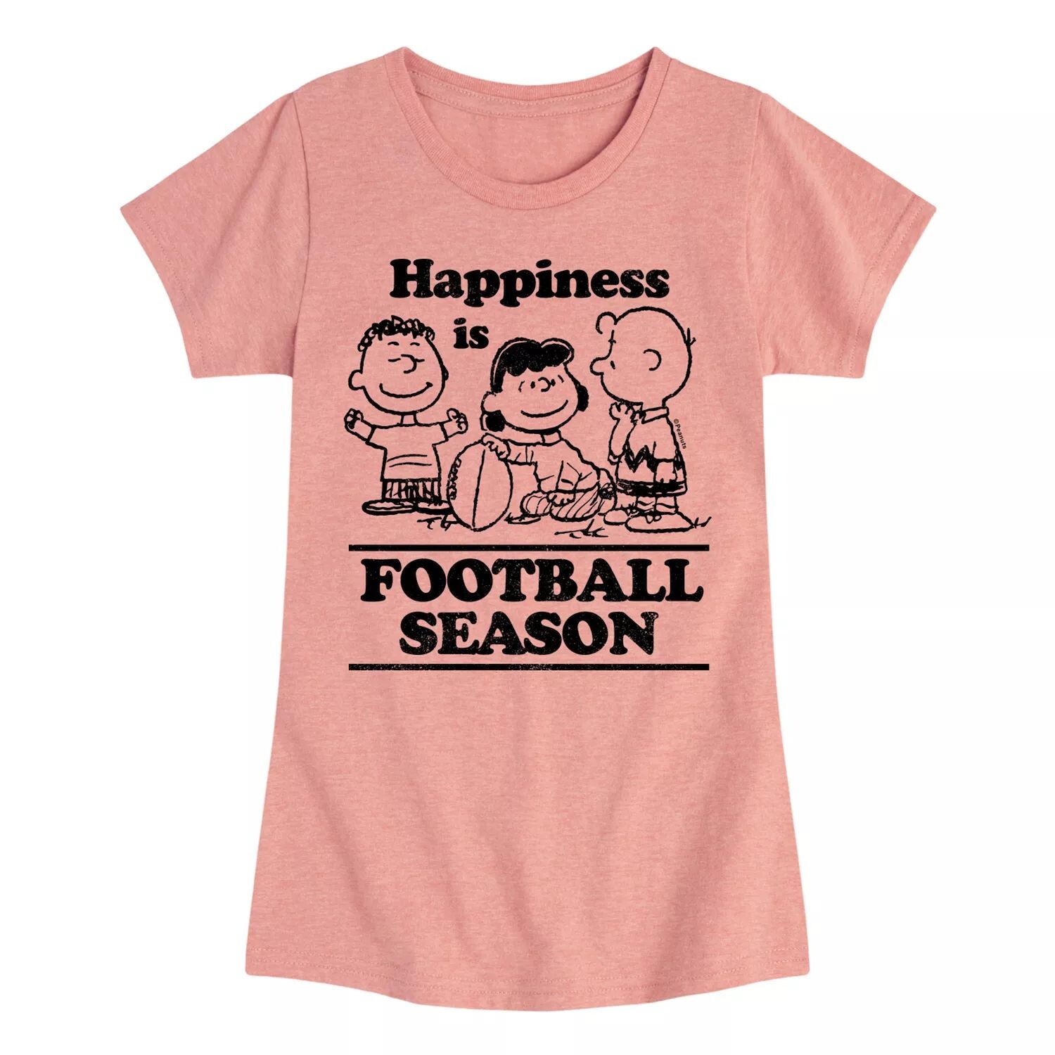 Футболка с рисунком Peanuts Happiness Is Football для девочек 7–16 лет Licensed Character, розовый
Футболка с рисунком Peanuts Happiness Is Football для девочек 7–16 лет Licensed Character, розовый