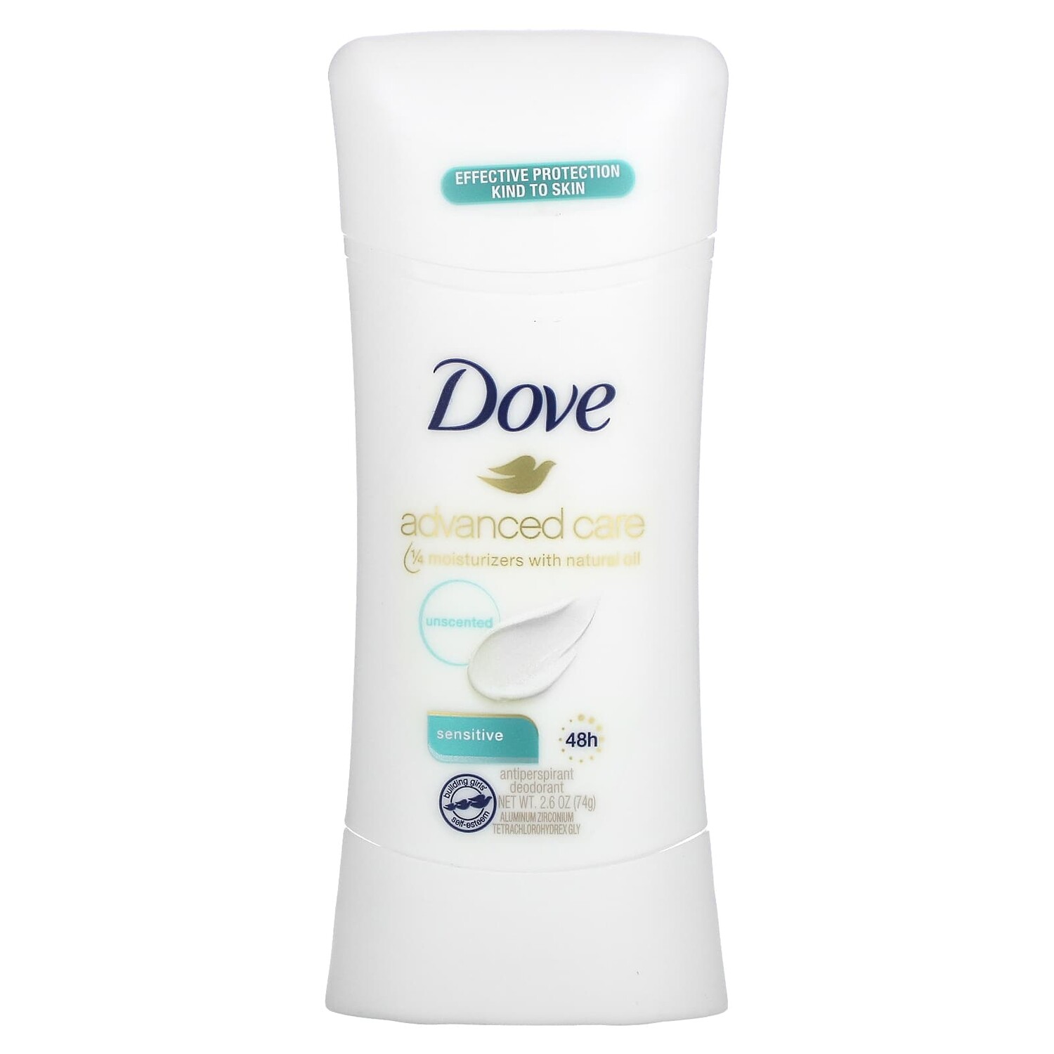 Advanced Care, дезодорант-антиперспирант, для чувствительной кожи, 74 г (2,6 унции), Dove
Advanced Care, дезодорант-антиперспирант, для чувствительной кожи, 74 г (2,6 унции), Dove
