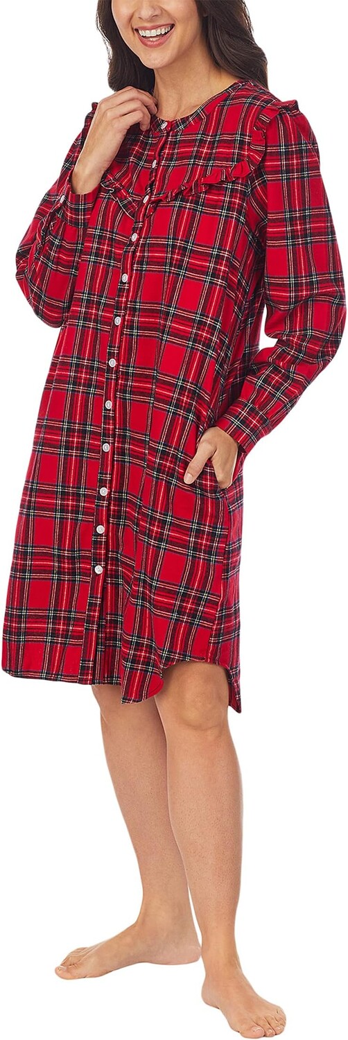 Короткая ночная рубашка на пуговицах спереди Lanz of Salzburg, цвет Red Tartan Plaid
Короткая ночная рубашка на пуговицах спереди Lanz of Salzburg, цвет Red Tartan Plaid