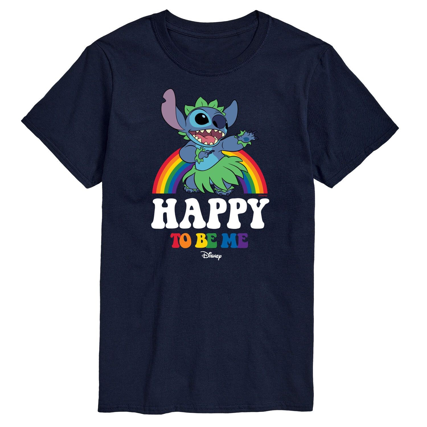 Мужская футболка с рисунком Disney's Lilo & Stitch Happy To Be Me Licensed Character, синий
Мужская футболка с рисунком Disney's Lilo & Stitch Happy To Be Me Licensed Character, синий