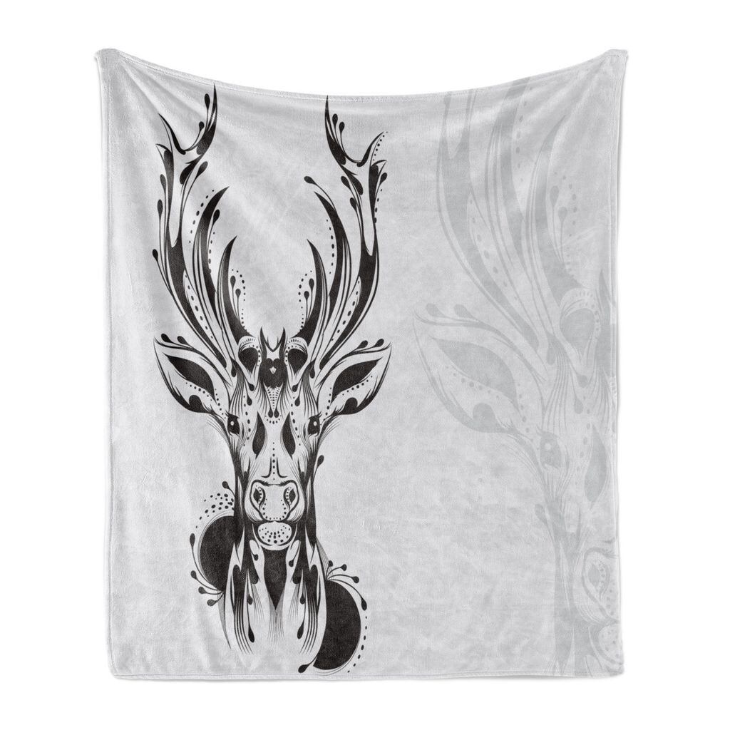 Мягкое фланелевое флисовое одеяло ABAKUHAUS Antler, Tribal Deer Shadow Art, уютный плюш для использования в помещении и на открытом воздухе, 125 x 175 см, бледно-серый черный, красный
Мягкое фланелевое флисовое одеяло ABAKUHAUS Antler, Tribal Deer Shadow Art, уютный плюш для использования в помещении и на открытом воздухе, 125 x 175 см, бледно-серый черный, красный