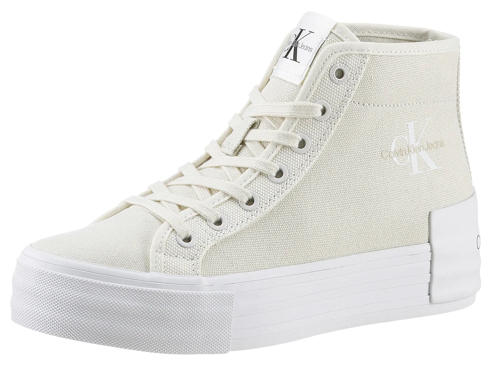 Ботинки на шнуровке Calvin Klein Jeans "BOLD VULC FLATF MID CS ML BTW", платформа, высокие кроссовки, повседневная обувь с голенищем до щиколотки, бежевый
Ботинки на шнуровке Calvin Klein Jeans "BOLD VULC FLATF MID CS ML BTW", платформа, высокие кроссовки, повседневная обувь с голенищем до щиколотки, бежевый