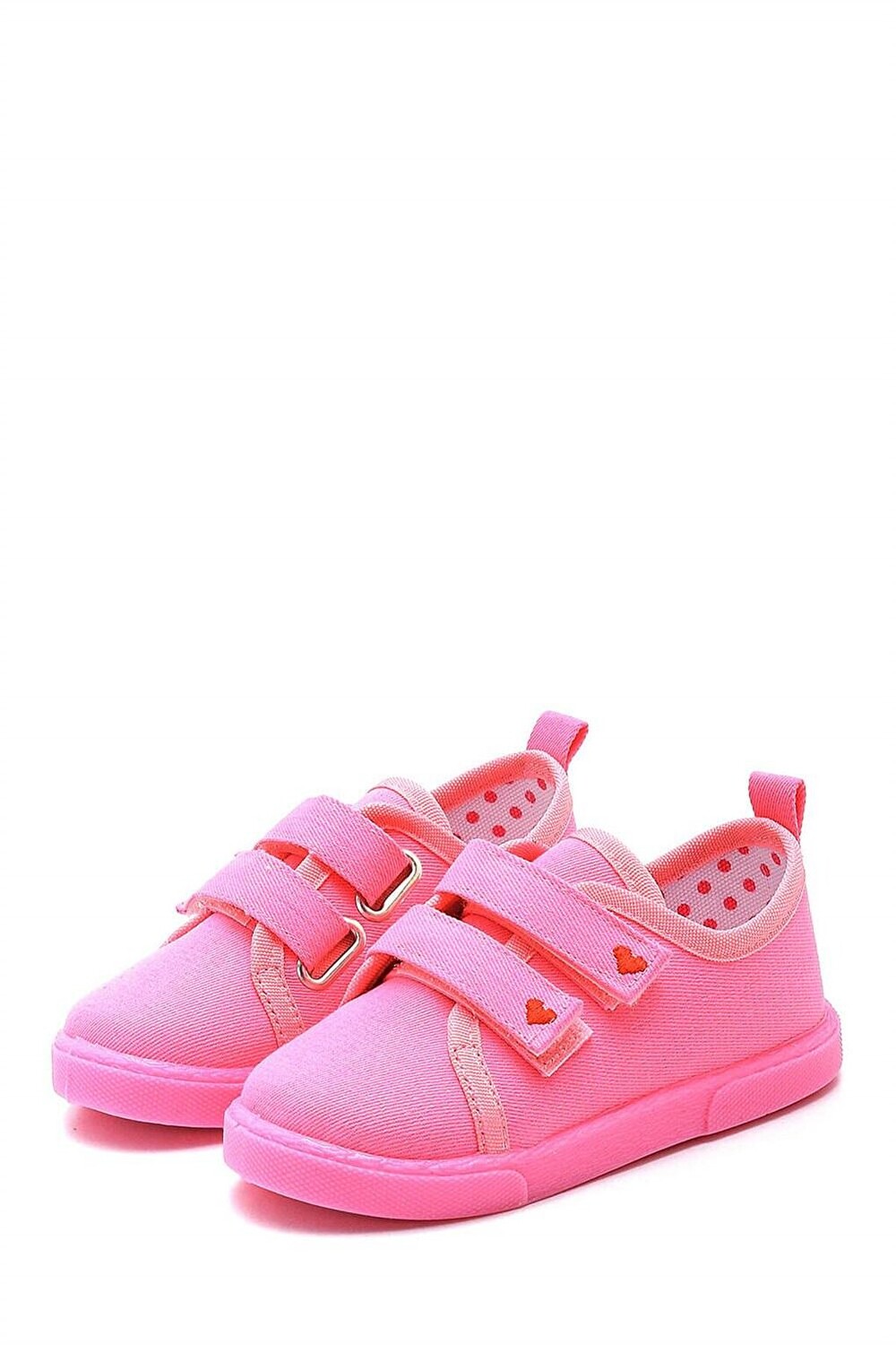 Детская льняная спортивная обувь с двойным сердечком на липучке-PINK-F-499 First Step
Детская льняная спортивная обувь с двойным сердечком на липучке-PINK-F-499 First Step