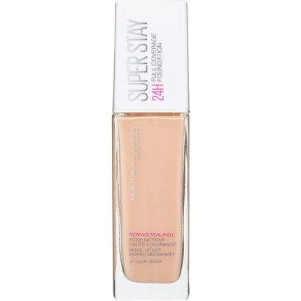 Maybelline New York Superstay 24-часовая стойкая тональная основа Легкая на ощупь водостойкая и устойчивая к переносу 30 мл оттенок 21 телесный бежевый
Maybelline New York Superstay 24-часовая стойкая тональная основа Легкая на ощупь водостойкая и устойчивая к переносу 30 мл оттенок 21 телесный бежевый