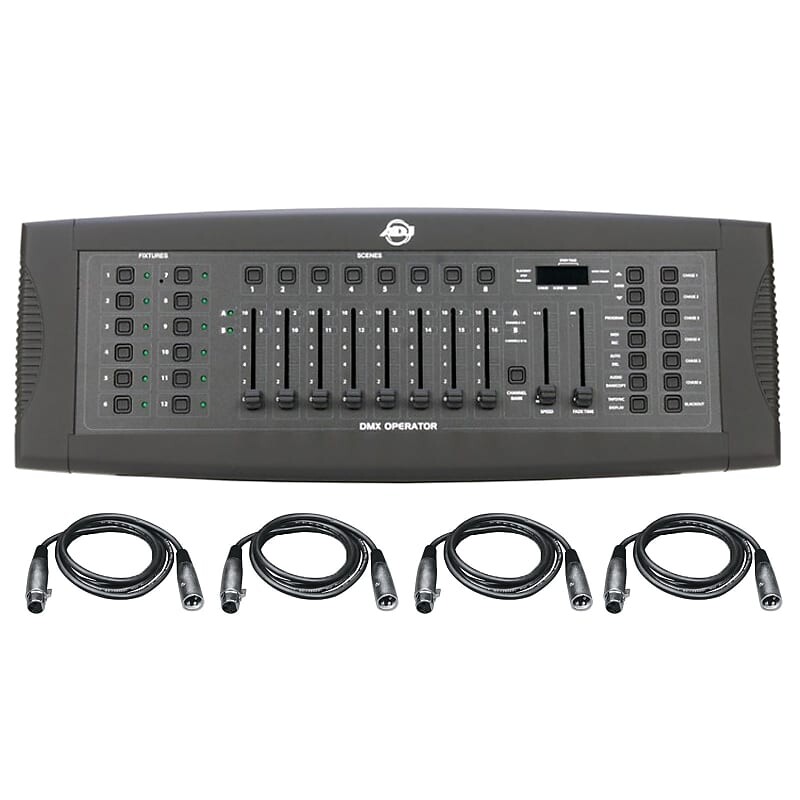 Контроллер освещения Elation American DJ DMX Operator Lighting Controller + Cables Package
Контроллер освещения Elation American DJ DMX Operator Lighting Controller + Cables Package