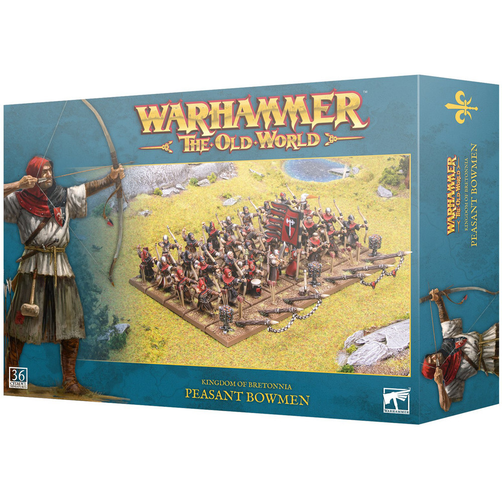Миниатюра Games Workshop Warhammer The Old World: Kingdom of Bretonnia - Peasant Bowmen
Миниатюра Games Workshop Warhammer The Old World: Kingdom of Bretonnia - Peasant Bowmen
