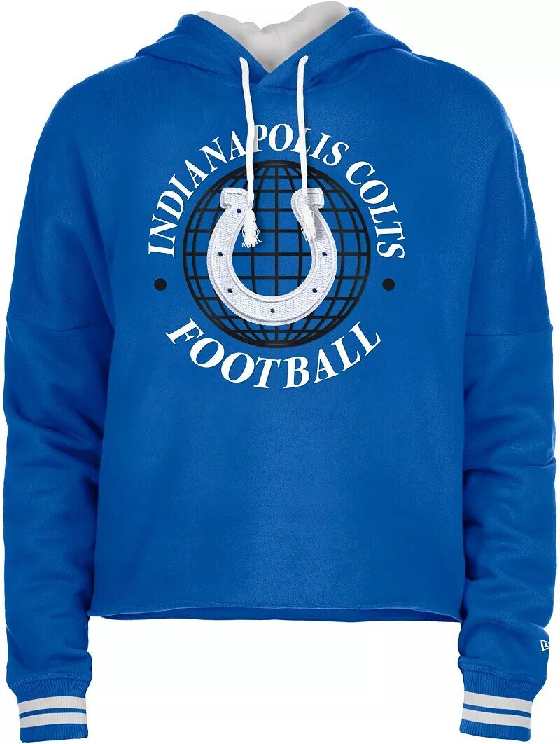 Женская укороченная толстовка New Era Indianapolis Colts синего цвета с необработанными краями
Женская укороченная толстовка New Era Indianapolis Colts синего цвета с необработанными краями