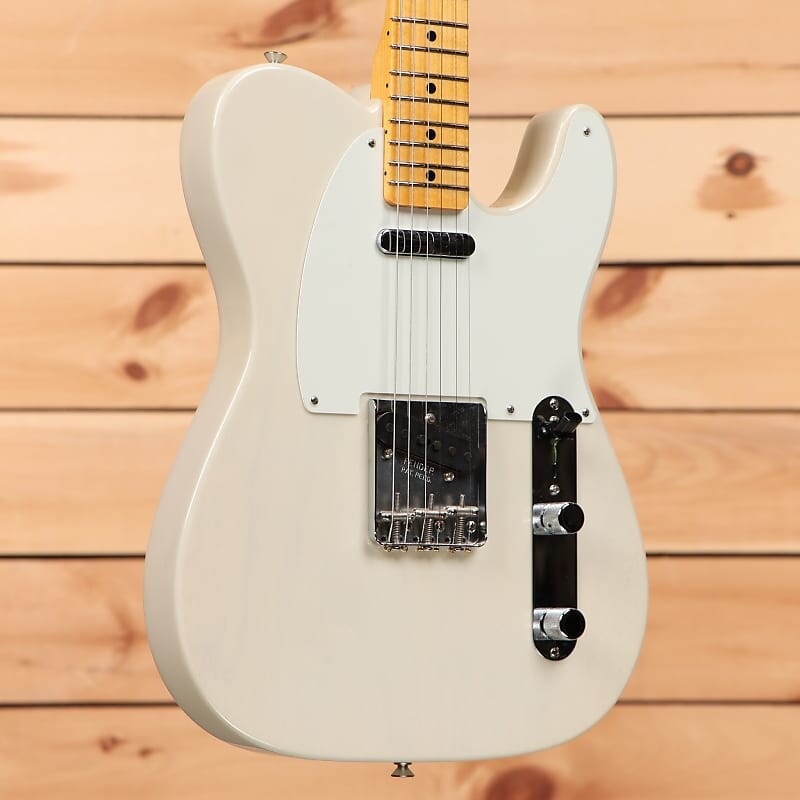 Электрогитара Fender Custom Shop Vintage Custom 1958 Top-Load Telecaster NOS - Aged White Blonde - R133266 - PLEK'd
Электрогитара Fender Custom Shop Vintage Custom 1958 Top-Load Telecaster NOS - Aged White Blonde - R133266 - PLEK'd