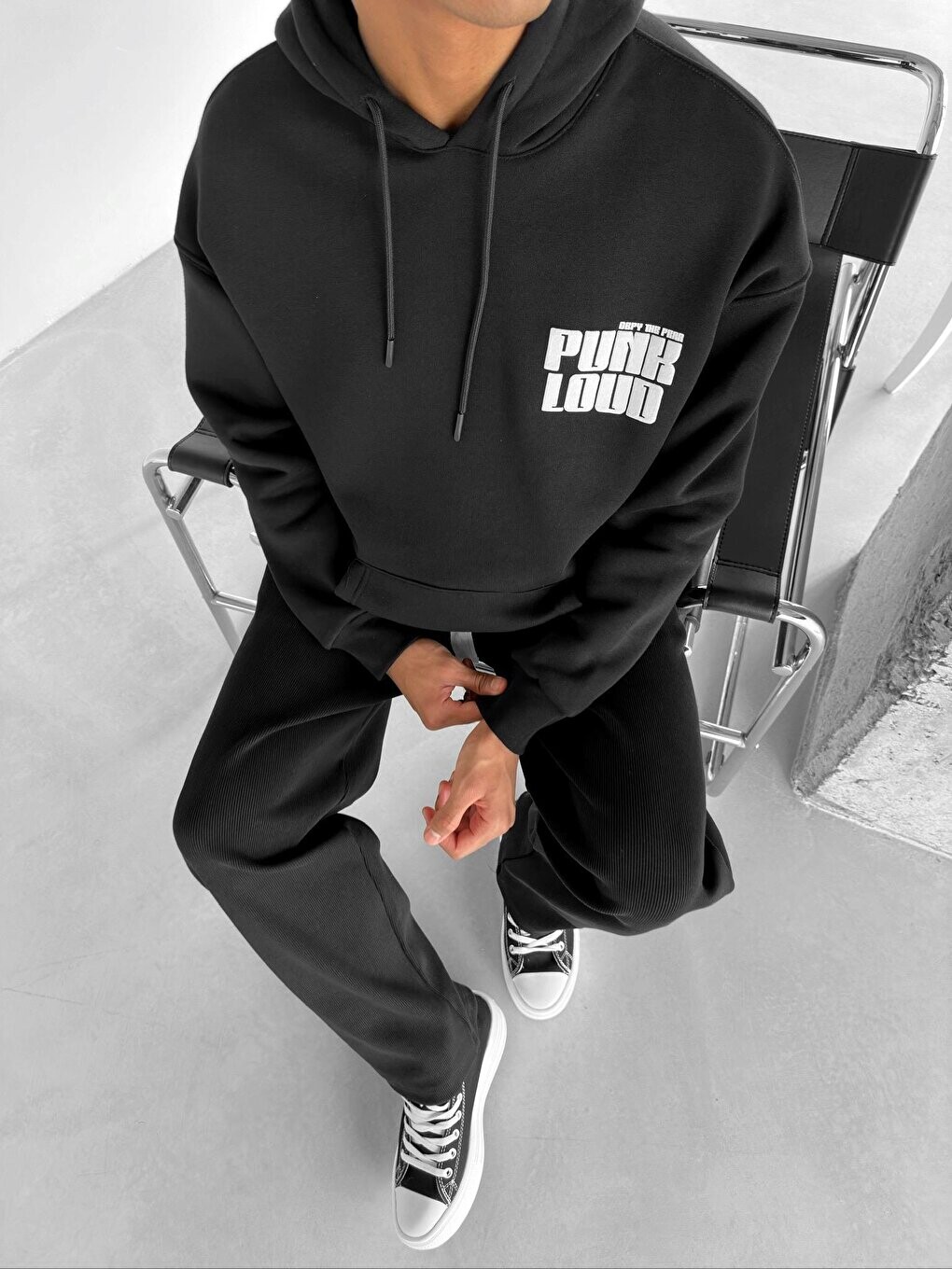 Толстовка с капюшоном Oversize в стиле панк Loud, черная ablukaonline, Черный
Толстовка с капюшоном Oversize в стиле панк Loud, черная ablukaonline, Черный