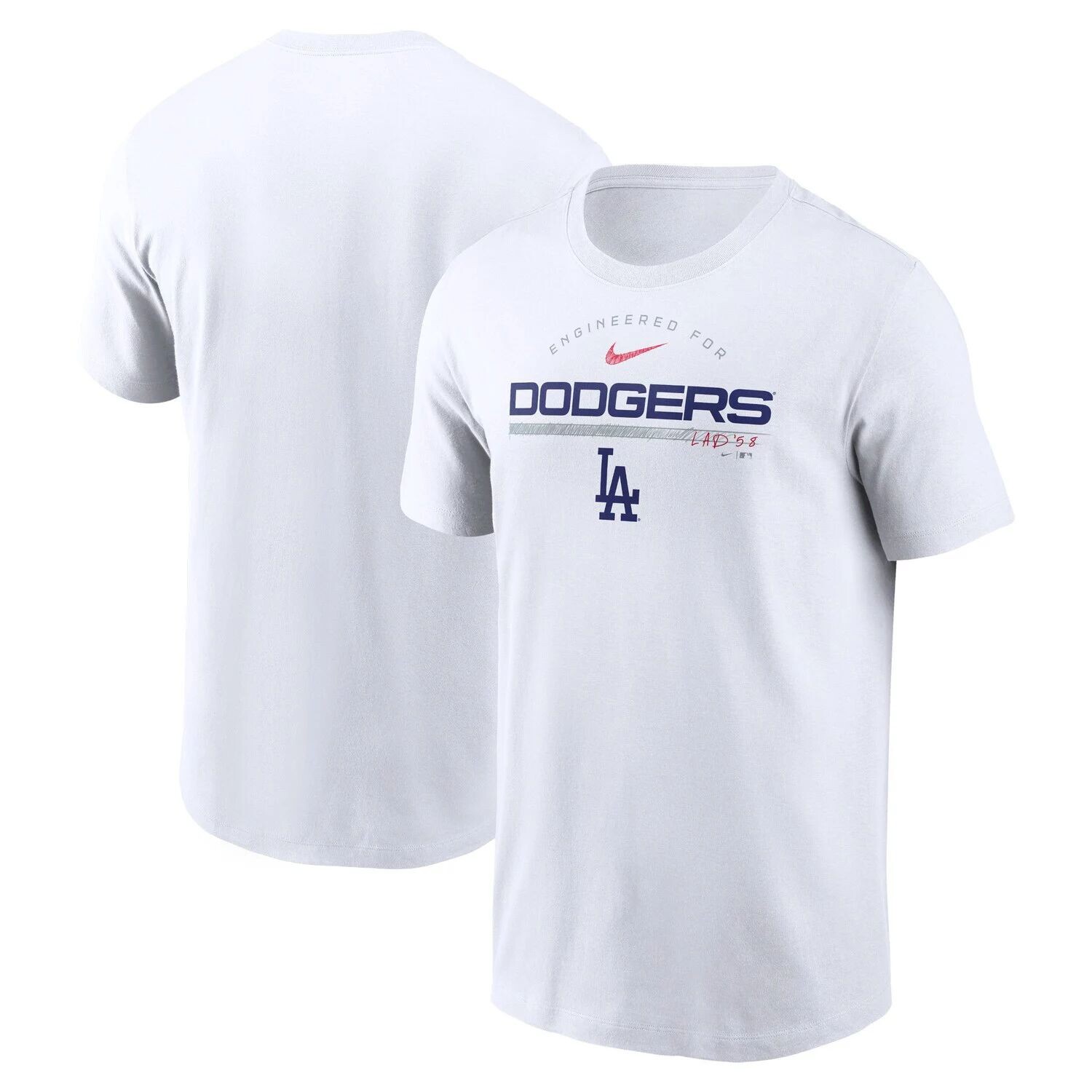 Мужская белая футболка Nike Los Angeles Dodgers Team Engineered Performance, Белый
Мужская белая футболка Nike Los Angeles Dodgers Team Engineered Performance, Белый
