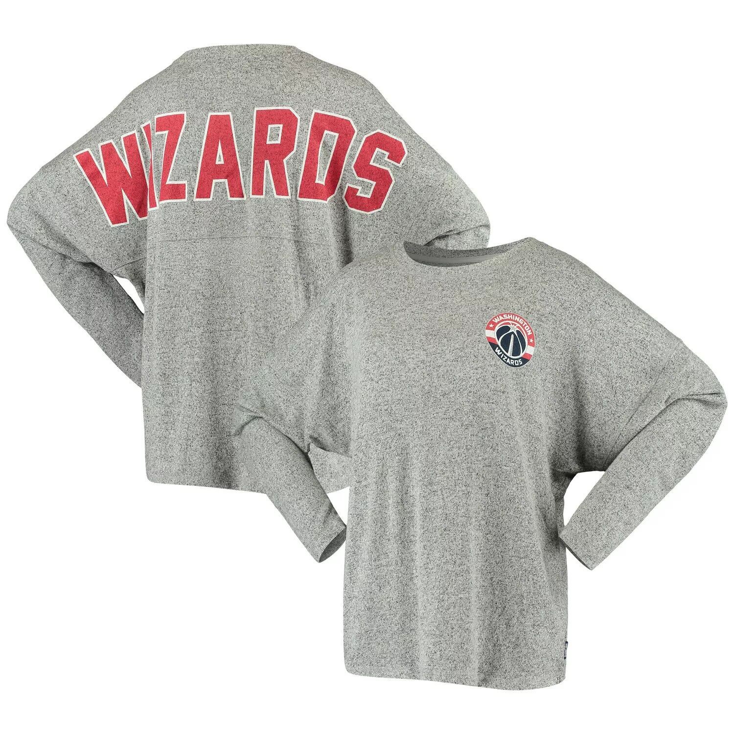 Женская футболка из трикотажного джерси с логотипом Fanatics из хлопкового трикотажа Washington Wizards Cozy Spirits с длинными рукавами и расцветкой «летучая мышь» Fanatics
Женская футболка из трикотажного джерси с логотипом Fanatics из хлопкового трикотажа Washington Wizards Cozy Spirits с длинными рукавами и расцветкой «летучая мышь» Fanatics