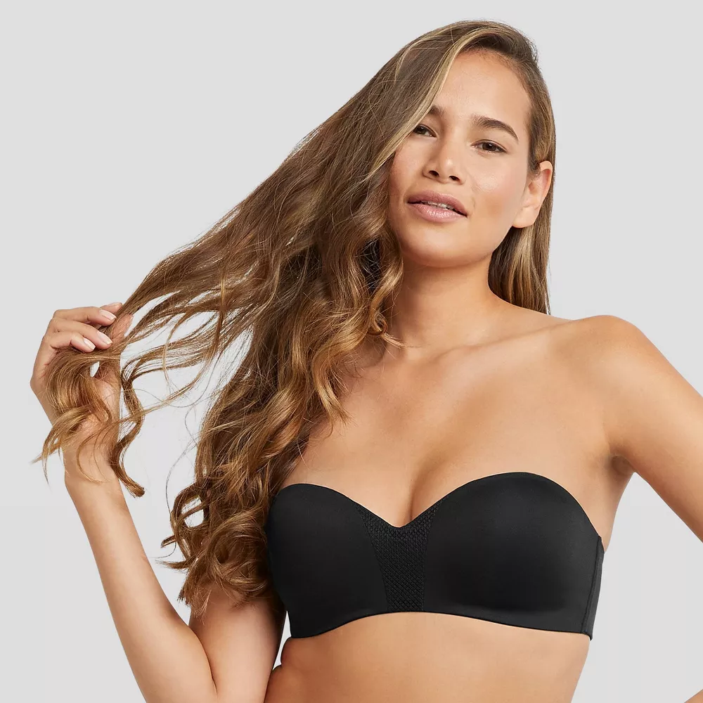 Женский беспроводной бюстгальтер без бретелек Maidenform Self Expressions SE0015, цвет Black
Женский беспроводной бюстгальтер без бретелек Maidenform Self Expressions SE0015, цвет Black