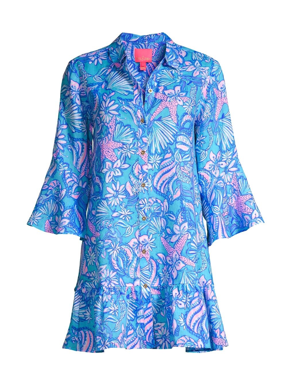 Мини-платье Linley с расклешенными рукавами и принтом Lilly Pulitzer, синий
Мини-платье Linley с расклешенными рукавами и принтом Lilly Pulitzer, синий