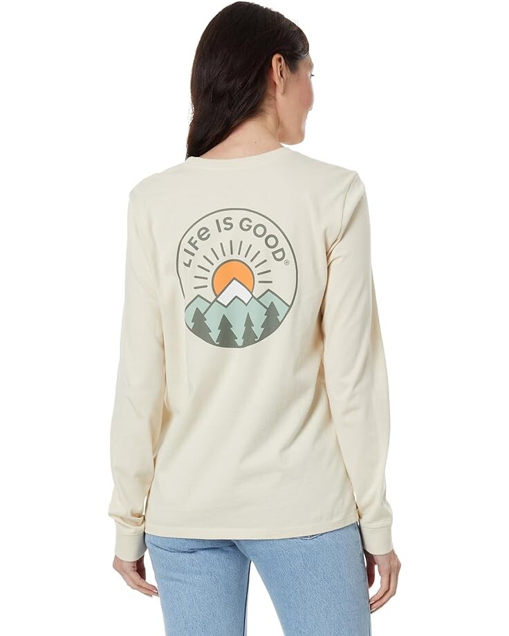 Футболка Life is Good Lig Mountain Sunrise Long Sleeve Crusher Tee, цвет Putty White
Футболка Life is Good Lig Mountain Sunrise Long Sleeve Crusher Tee, цвет Putty White