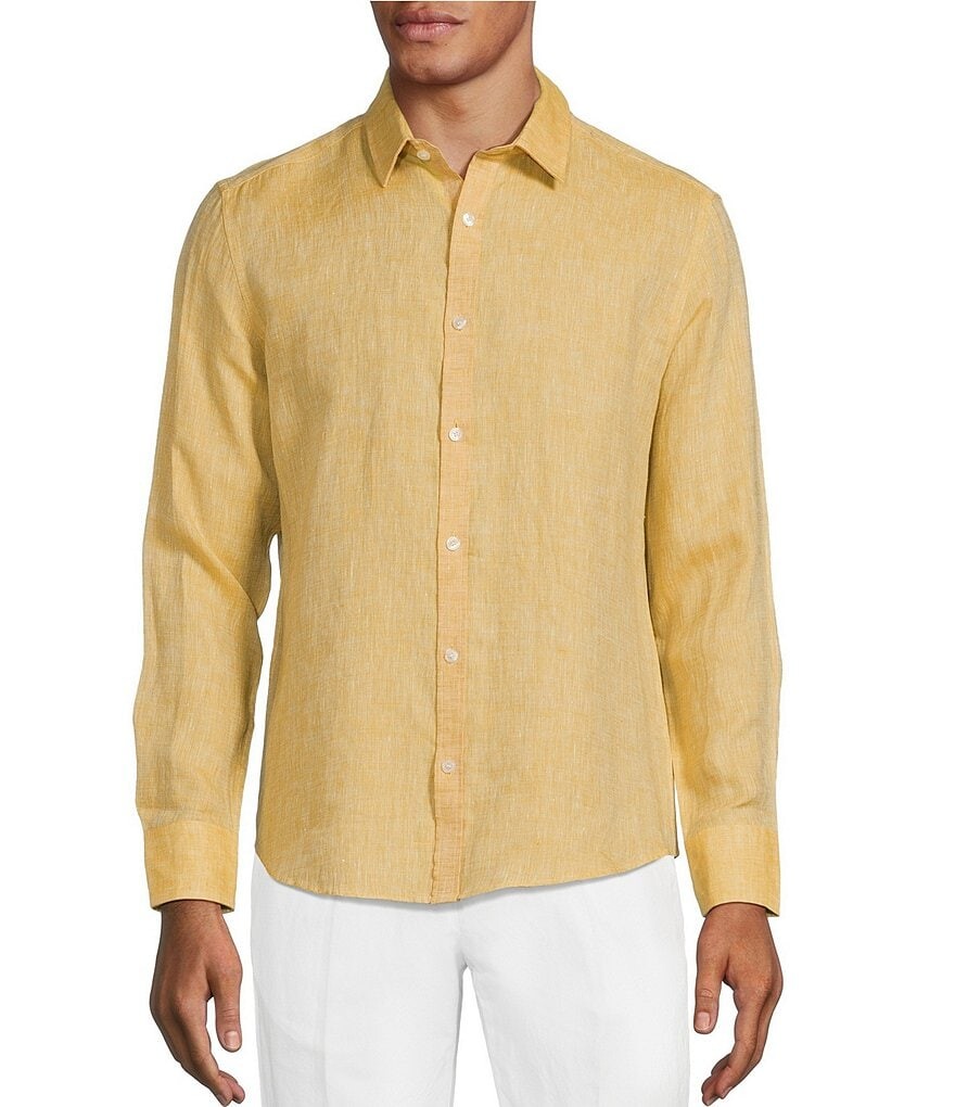 Рубашка из однотонной льняной ткани Murano Big & Tall Baird McNutt с длинными рукавами, золотой
Рубашка из однотонной льняной ткани Murano Big & Tall Baird McNutt с длинными рукавами, золотой