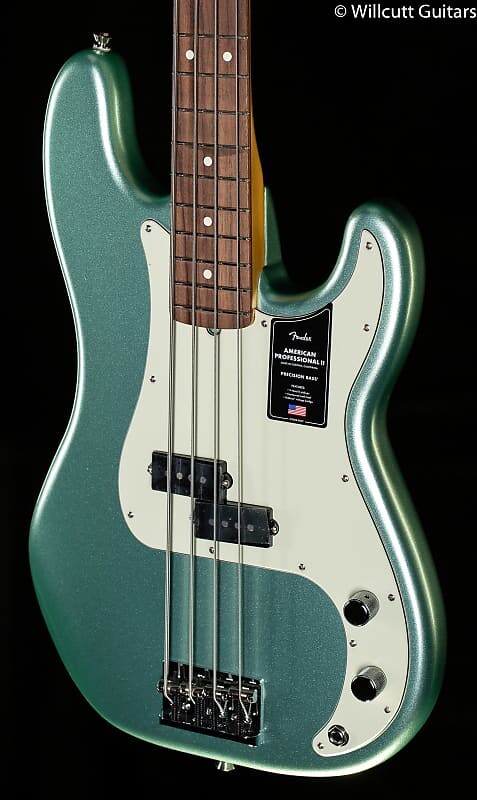 Басс гитара Fender American Professional II Precision Bass Mystic Surf Green Rosewood Fingerboard Bass Guitar-US210076087-8.80 lbs
Басс гитара Fender American Professional II Precision Bass Mystic Surf Green Rosewood Fingerboard Bass Guitar-US210076087-8.80 lbs