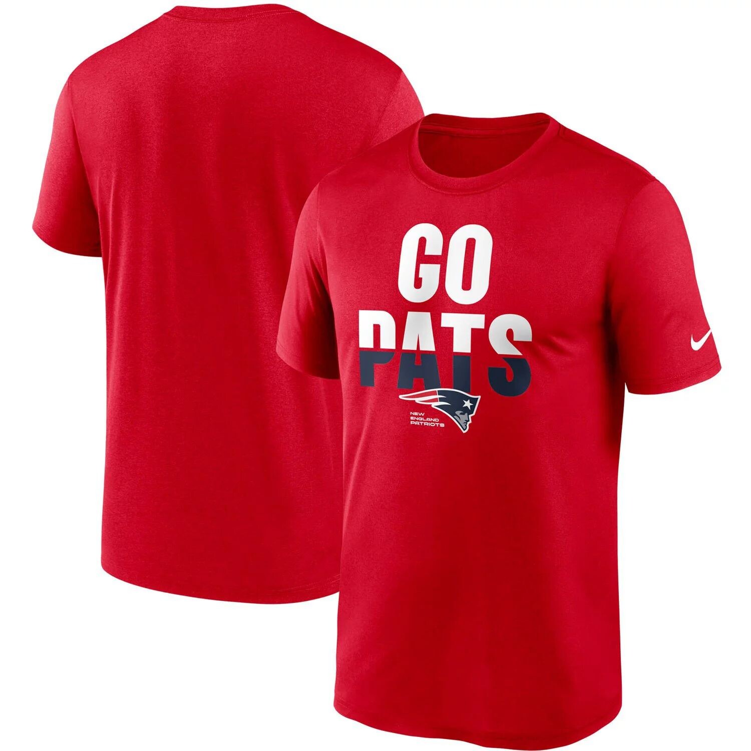 Мужская красная футболка New England Patriots Legend Local Phrase Performance Nike, Красный
Мужская красная футболка New England Patriots Legend Local Phrase Performance Nike, Красный