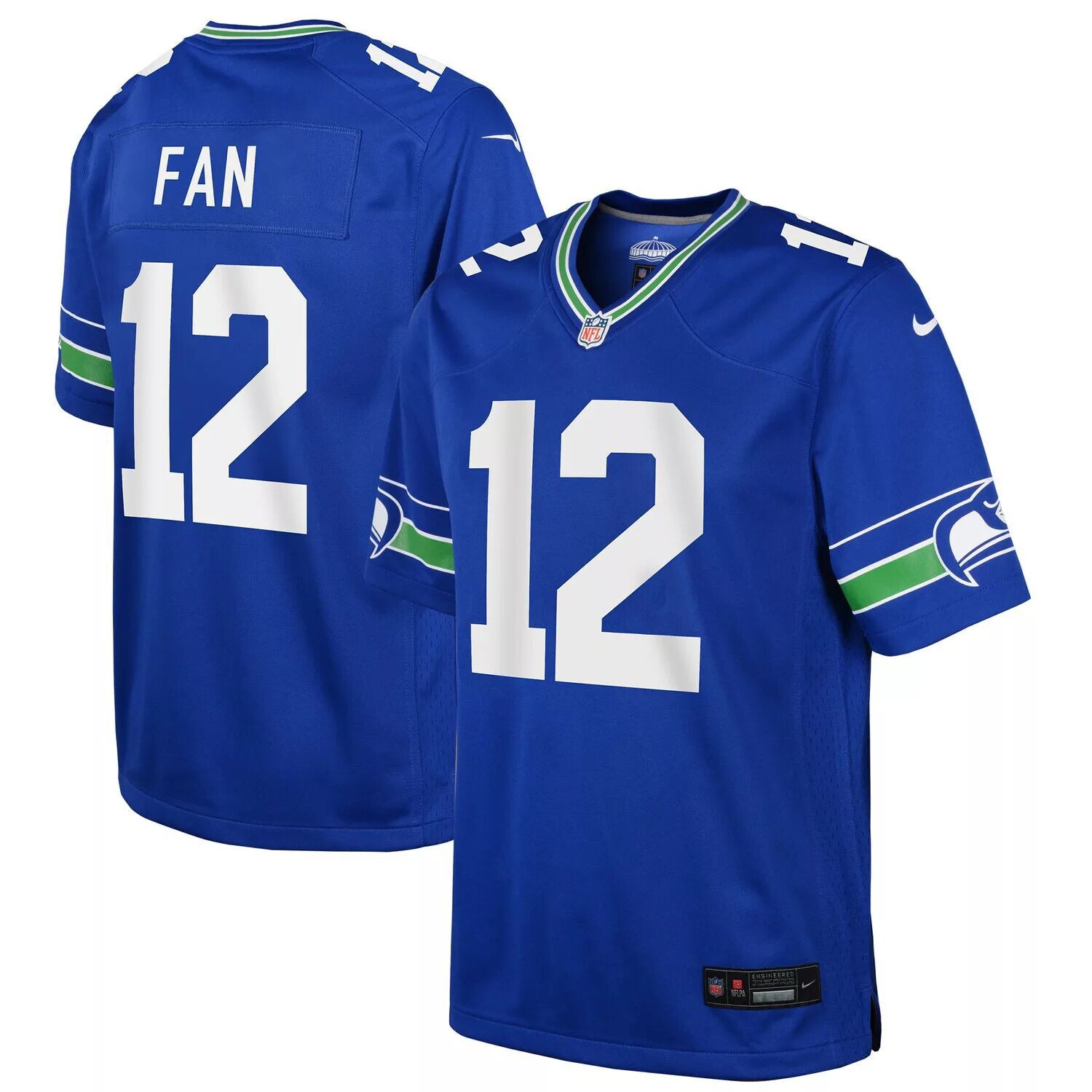 Молодежная игровая майка Nike 12th Fan Royal Seattle Seahawks Throwback Player Nike
Молодежная игровая майка Nike 12th Fan Royal Seattle Seahawks Throwback Player Nike