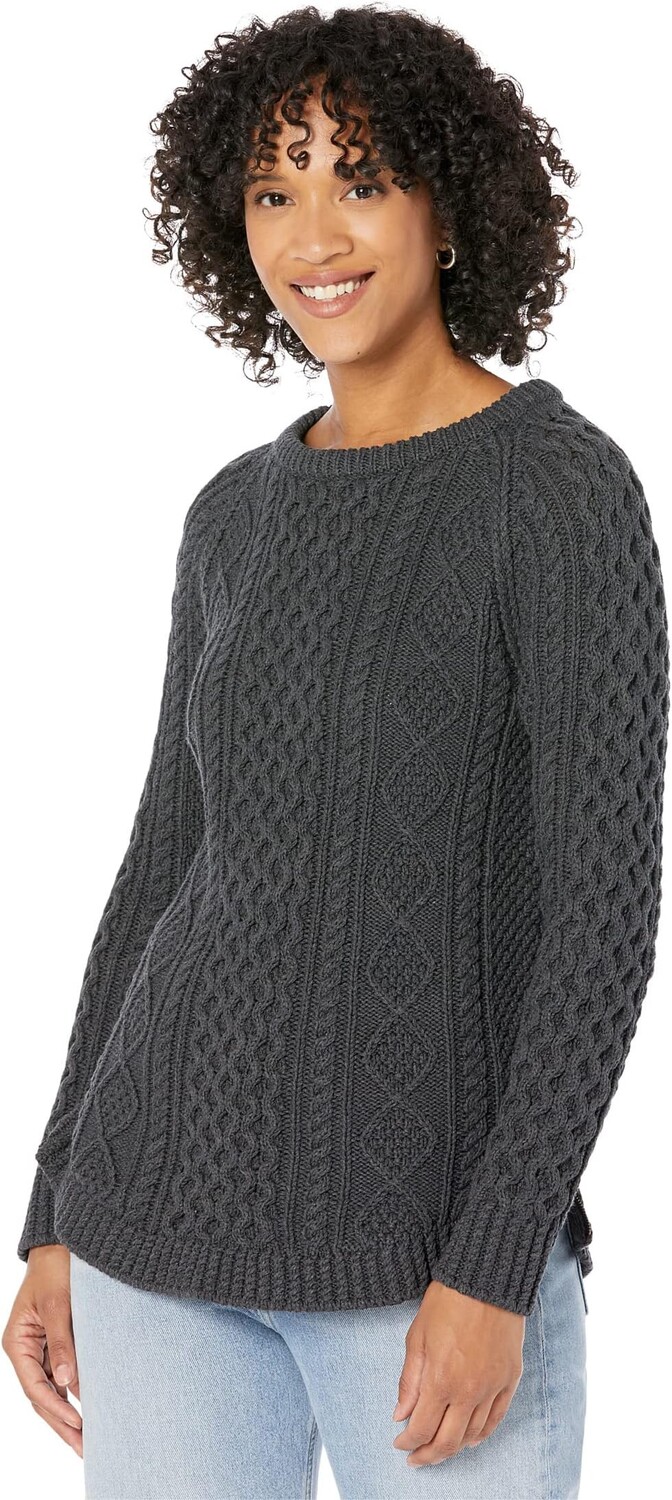 Свитер-туника из фирменного хлопка Fisherman L.L.Bean, цвет Charcoal Heather
Свитер-туника из фирменного хлопка Fisherman L.L.Bean, цвет Charcoal Heather