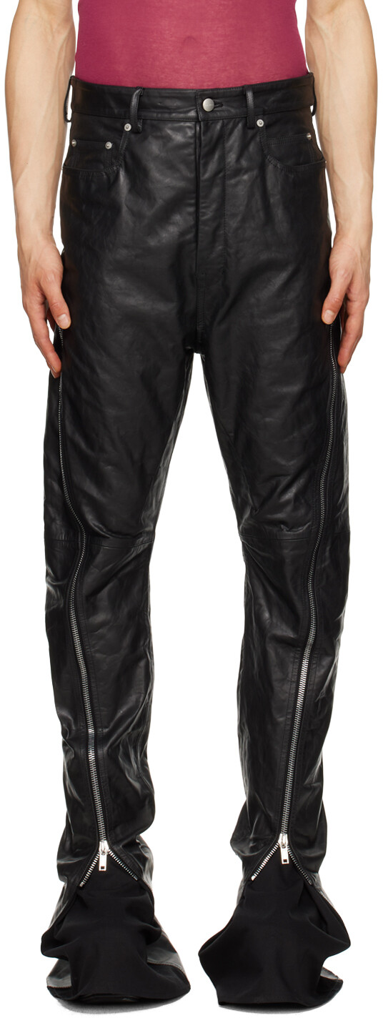 Черные кожаные брюки Bolan Banana Rick Owens, Черный, Черные кожаные брюки Bolan Banana Rick Owens
Черные кожаные брюки Bolan Banana Rick Owens, Черный, Черные кожаные брюки Bolan Banana Rick Owens
