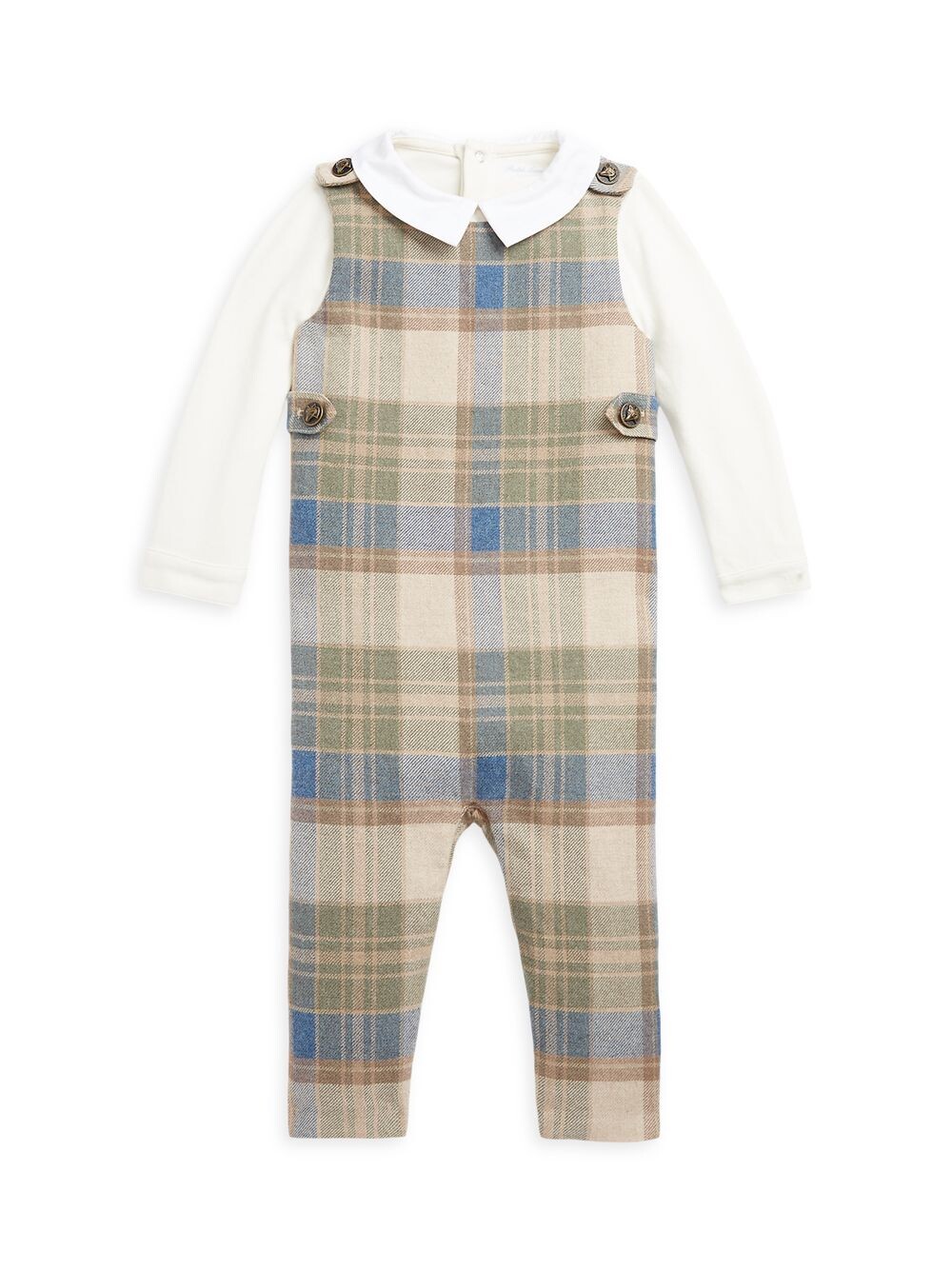 Комплект из двух частей боди и комбинезона для мальчика Polo Ralph Lauren, кремовый
Комплект из двух частей боди и комбинезона для мальчика Polo Ralph Lauren, кремовый