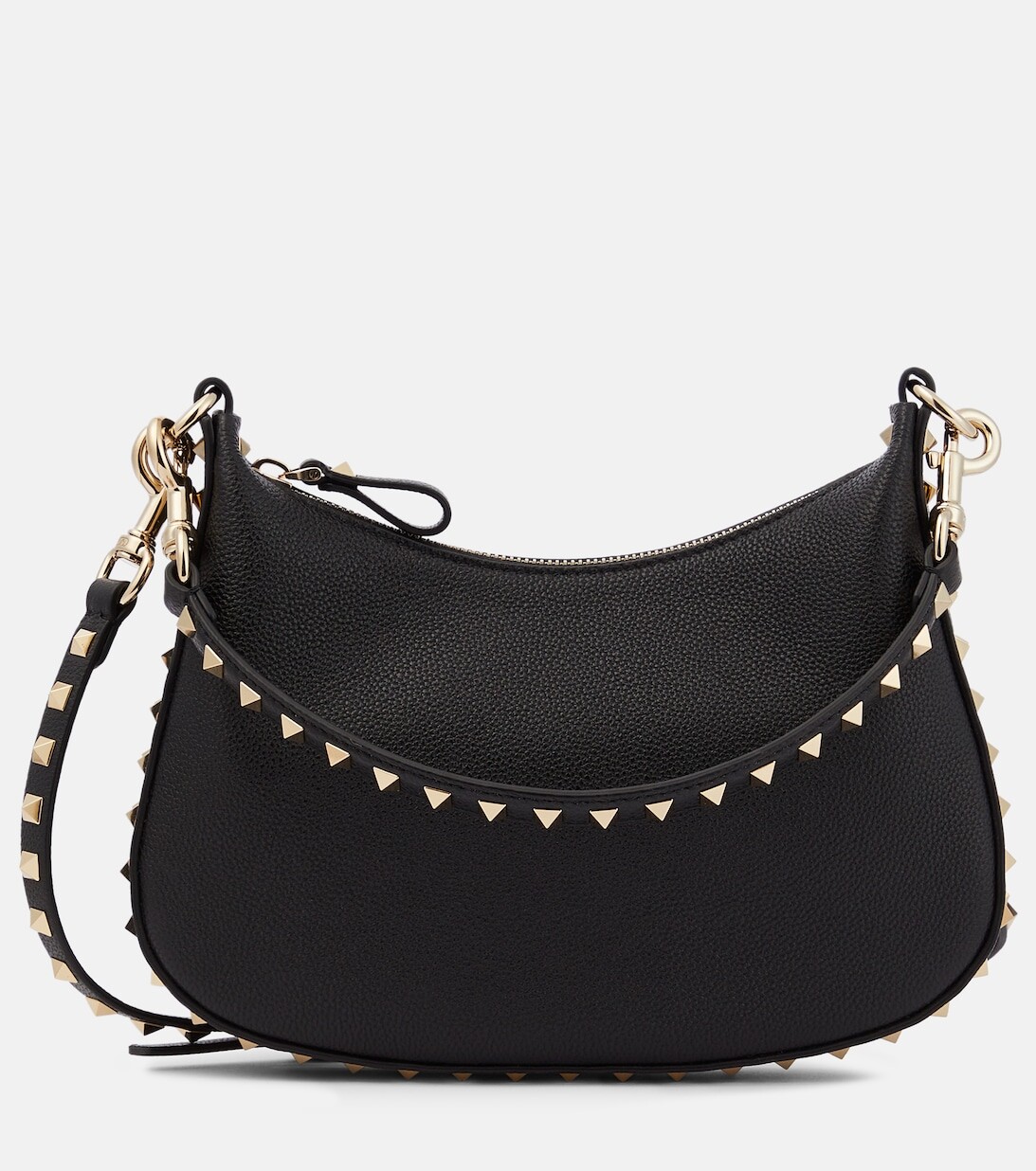 Маленькая кожаная сумка через плечо Rockstud Valentino Garavani, черный
Маленькая кожаная сумка через плечо Rockstud Valentino Garavani, черный