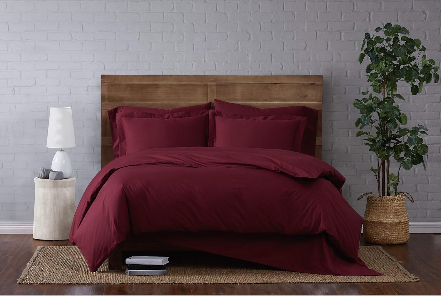 Комплект пододеяльников из хлопка и перкаля Brooklyn Loom, королевский, бордовый, Burgundy
Комплект пододеяльников из хлопка и перкаля Brooklyn Loom, королевский, бордовый, Burgundy