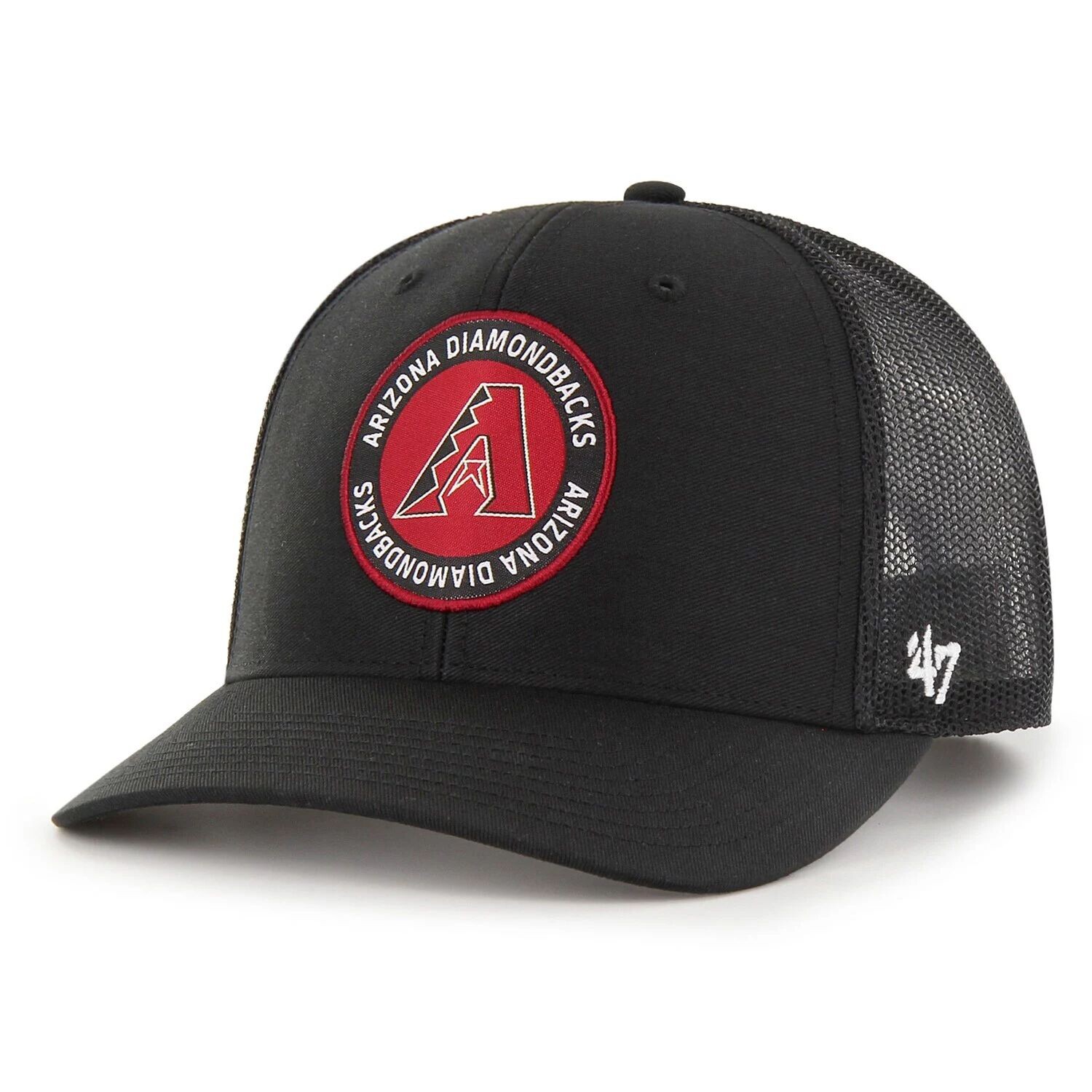 Черная мужская бейсболка Arizona Diamondbacks '47 представляет регулируемую кепку Trucker
Черная мужская бейсболка Arizona Diamondbacks '47 представляет регулируемую кепку Trucker