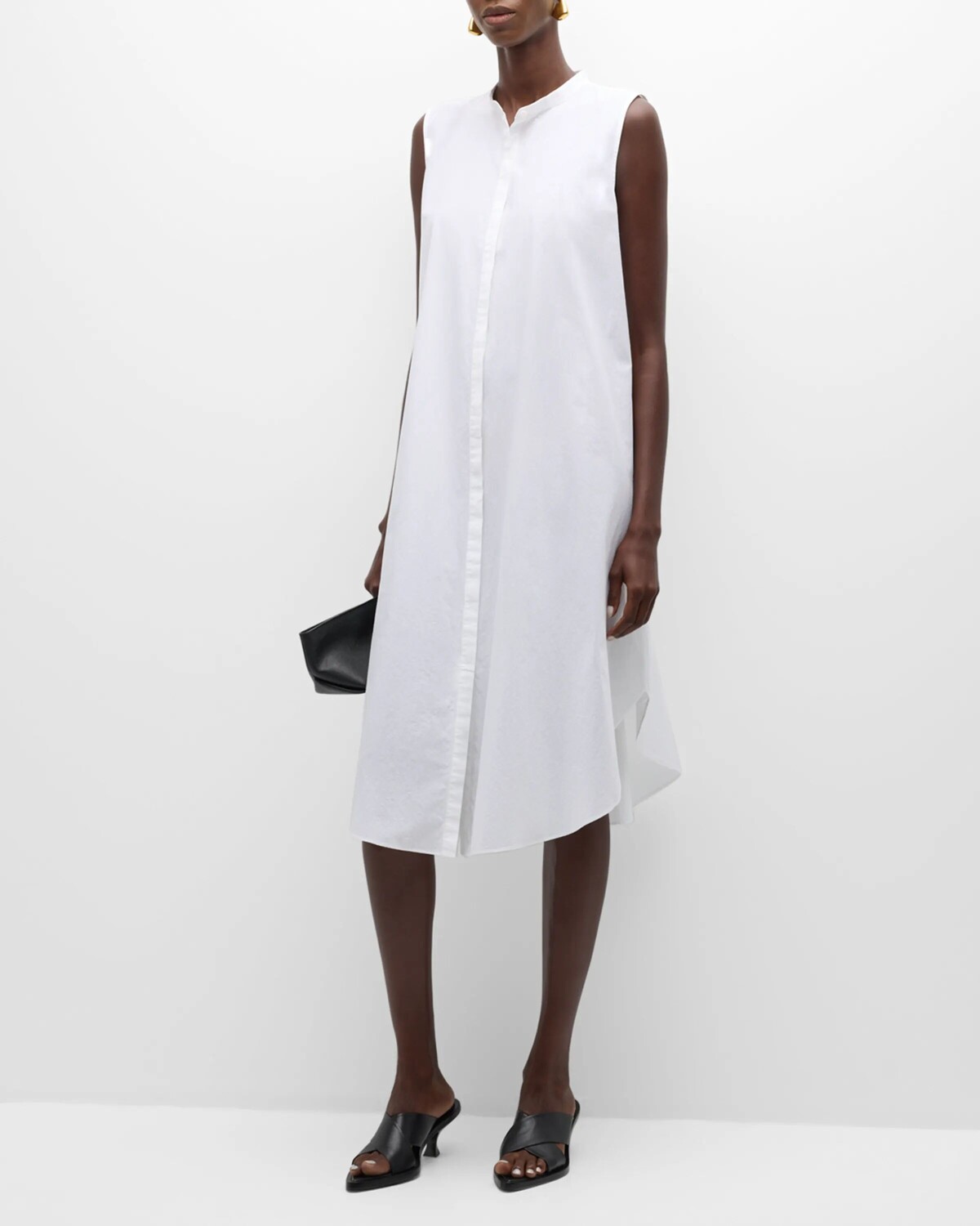 Платье-рубашка миди из органического хлопка из поплина Petite Eileen Fisher, цвет White
Платье-рубашка миди из органического хлопка из поплина Petite Eileen Fisher, цвет White