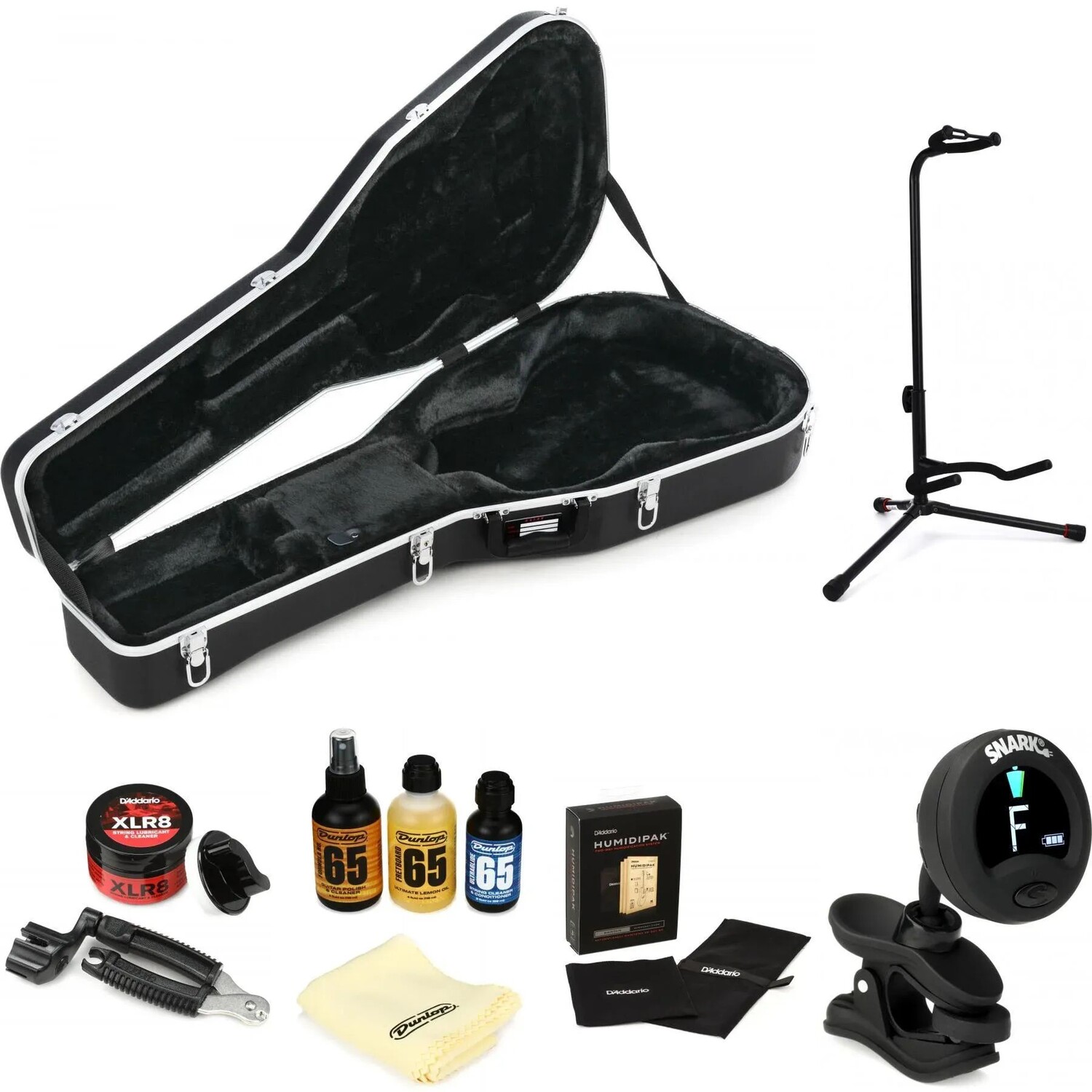 Набор Gator Deluxe в литом корпусе из АБС-пластика Essential Care — классическая гитара
Набор Gator Deluxe в литом корпусе из АБС-пластика Essential Care — классическая гитара