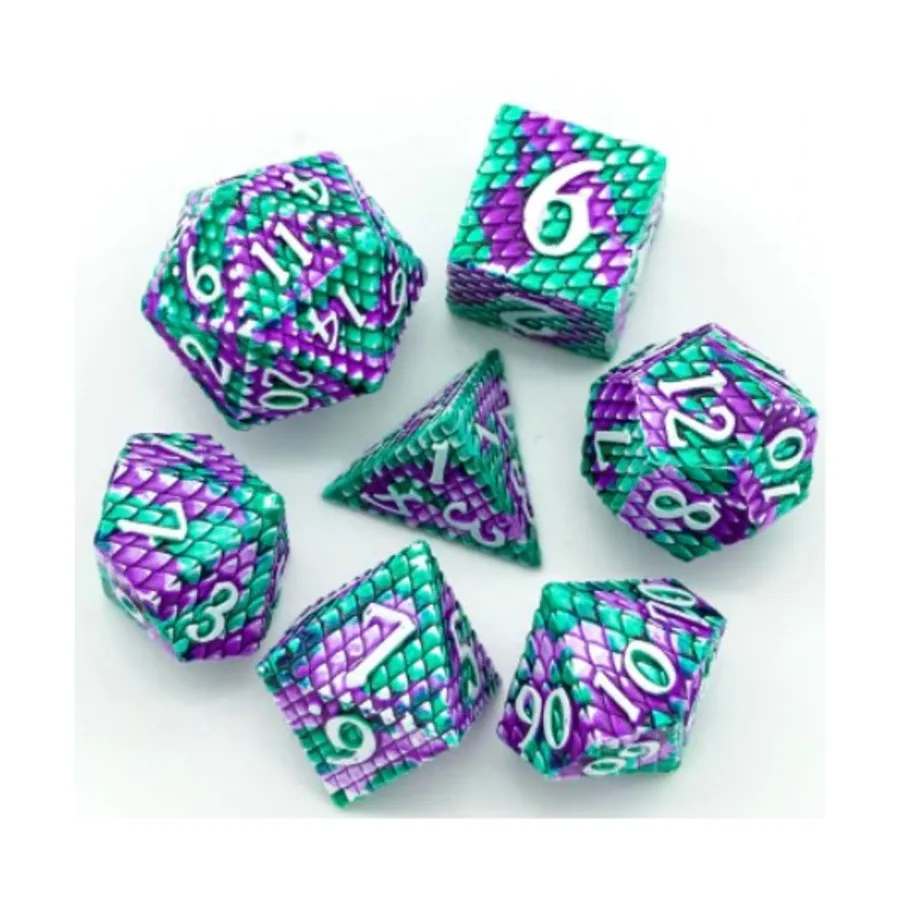 Полимерный набор из чешуи дракона — лагуна с серебром (7), Dice Sets - Metal - Dragonstone, Dragon, Dragon Scale, Hidden Dragon
Полимерный набор из чешуи дракона — лагуна с серебром (7), Dice Sets - Metal - Dragonstone, Dragon, Dragon Scale, Hidden Dragon