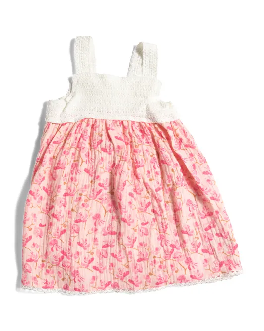 Платье для маленьких девочек Kensie, розовый 
Платье для маленьких девочек Kensie, розовый