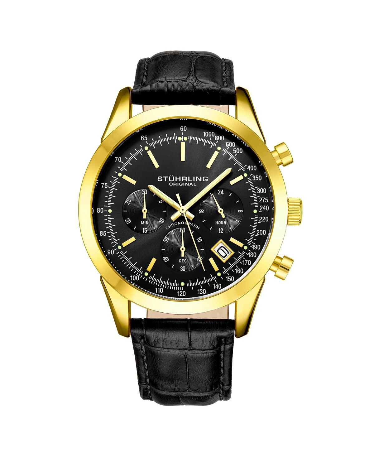 Мужские часы Monaco, черная кожа, черный циферблат, круглые часы 44 мм Stuhrling
Мужские часы Monaco, черная кожа, черный циферблат, круглые часы 44 мм Stuhrling