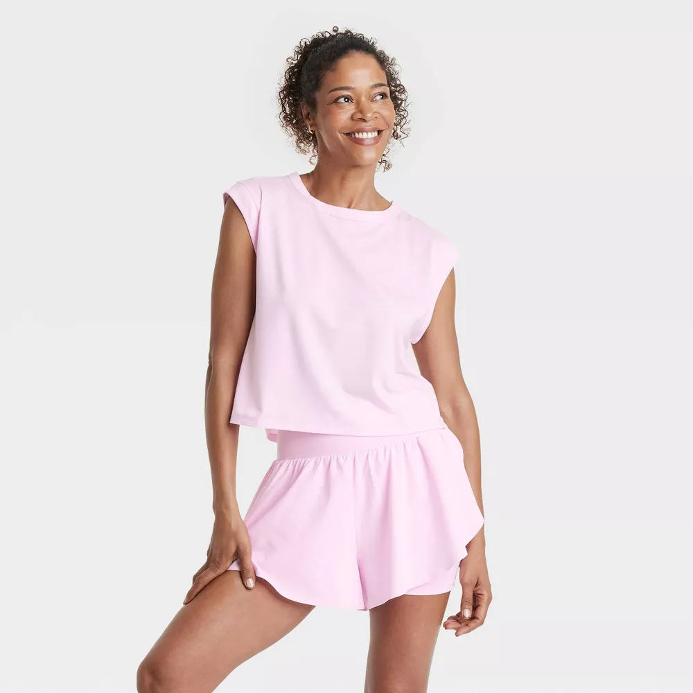 Женская футболка свободного кроя из джерси с коротким рукавом - All In Motion, цвет Pink
Женская футболка свободного кроя из джерси с коротким рукавом - All In Motion, цвет Pink