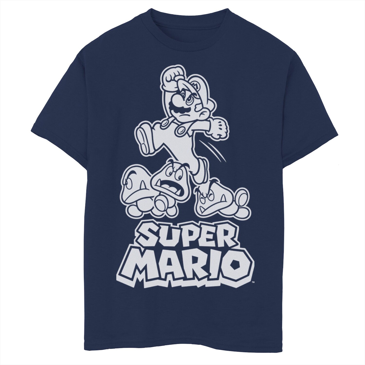 Футболка с рисунком Super Mario Goomba Jump для мальчиков 8–20 лет Licensed Character, синий
Футболка с рисунком Super Mario Goomba Jump для мальчиков 8–20 лет Licensed Character, синий