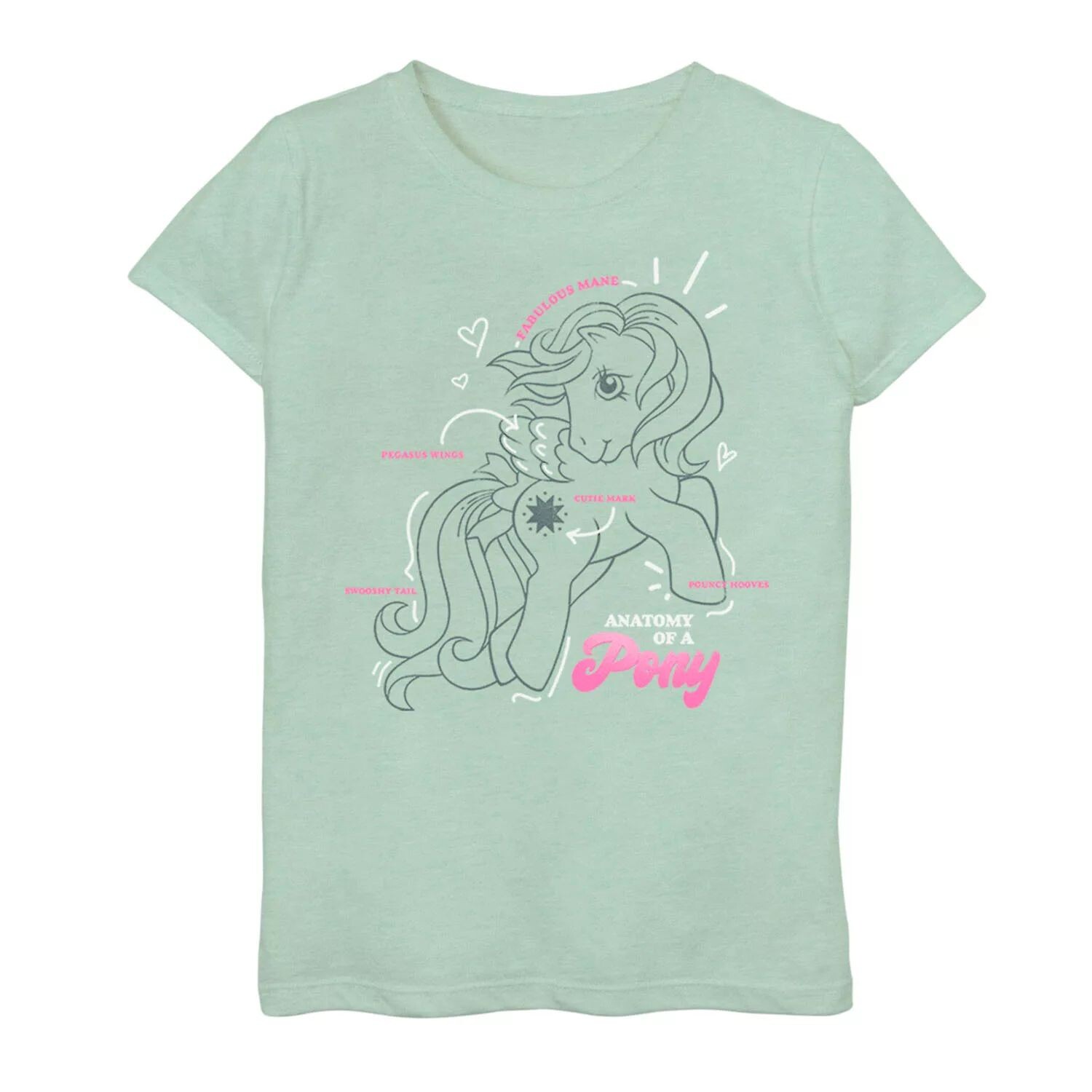 Милая футболка с рисунком анатомии My Little Pony для девочек 7–16 лет My Little Pony
Милая футболка с рисунком анатомии My Little Pony для девочек 7–16 лет My Little Pony