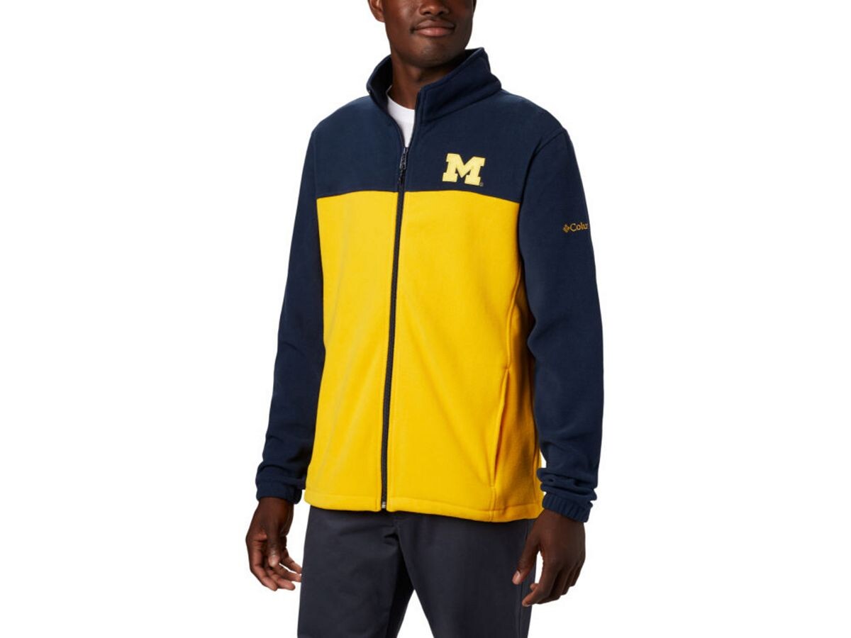 Мужская фланкерная куртка Michigan Wolverines III флисовая куртка на молнии с полной молнией Columbia
Мужская фланкерная куртка Michigan Wolverines III флисовая куртка на молнии с полной молнией Columbia