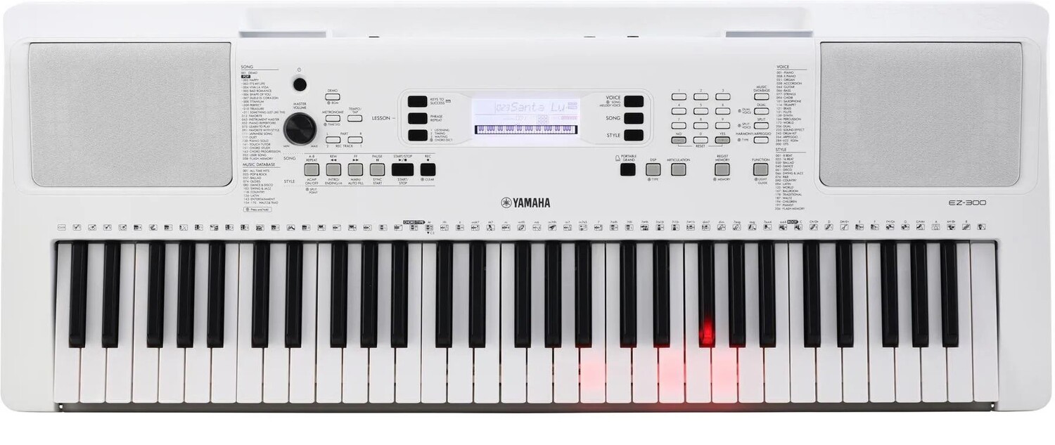 Портативная аранжировка Yamaha EZ300 на 61 клавишу с подсветкой и адаптером питания PA130
Портативная аранжировка Yamaha EZ300 на 61 клавишу с подсветкой и адаптером питания PA130