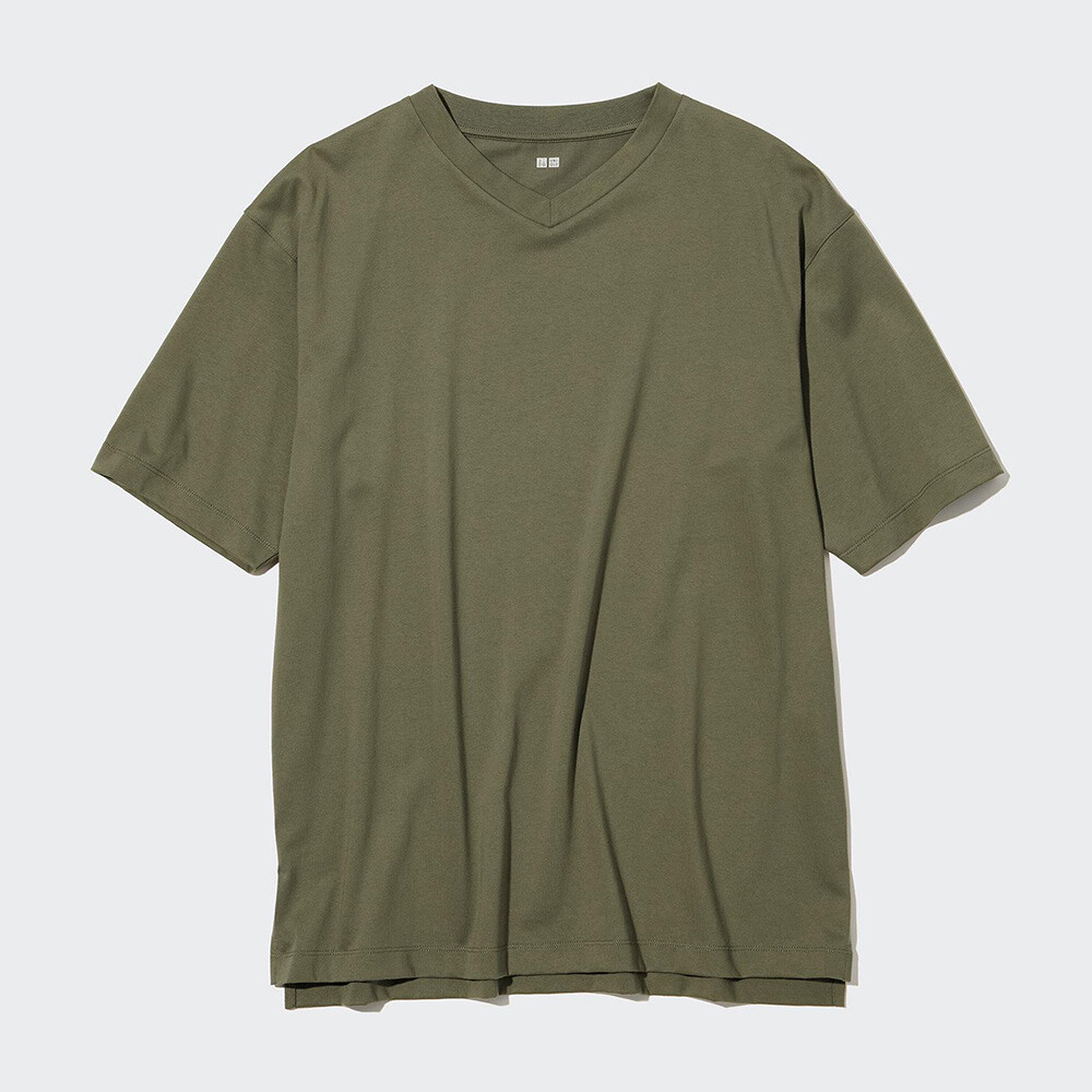 Футболка Uniqlo Variety T унисекс свободная с v-образным вырезом заниженным плечом и коротким рукавом, темно-зеленый
Футболка Uniqlo Variety T унисекс свободная с v-образным вырезом заниженным плечом и коротким рукавом, темно-зеленый