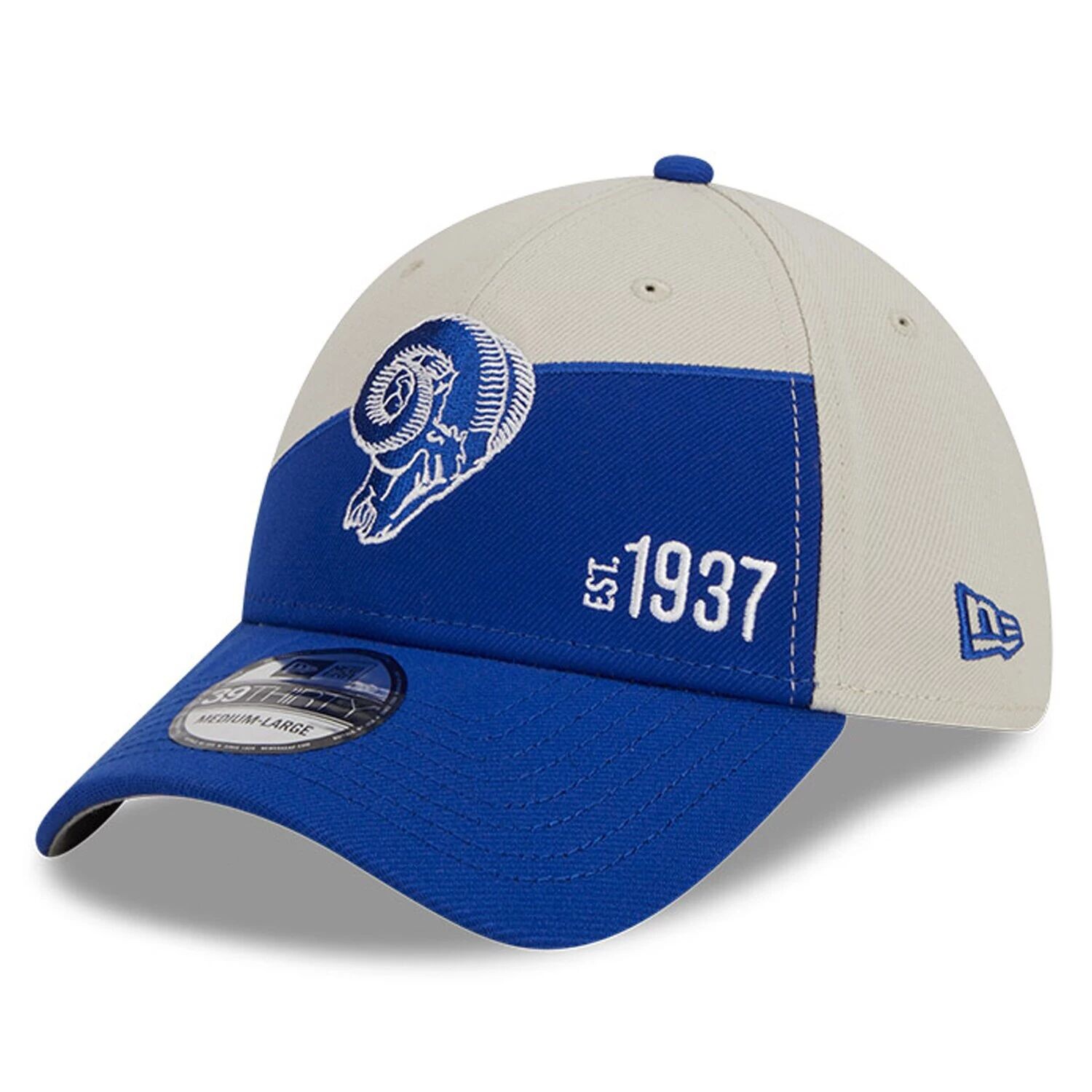 Мужская кепка New Era кремового/Royal Los Angeles Rams 2023 Sideline Historic 39THIRTY Flex Hat
Мужская кепка New Era кремового/Royal Los Angeles Rams 2023 Sideline Historic 39THIRTY Flex Hat