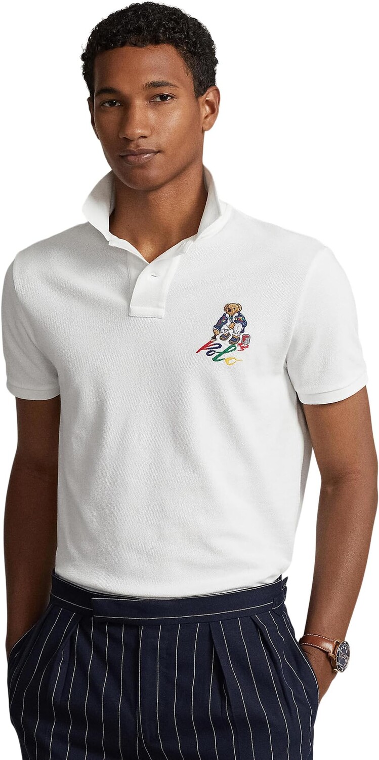 Рубашка-поло Classic Fit Polo Bear Mesh Polo Shirt Polo Ralph Lauren, цвет White Paint Bear
Рубашка-поло Classic Fit Polo Bear Mesh Polo Shirt Polo Ralph Lauren, цвет White Paint Bear
