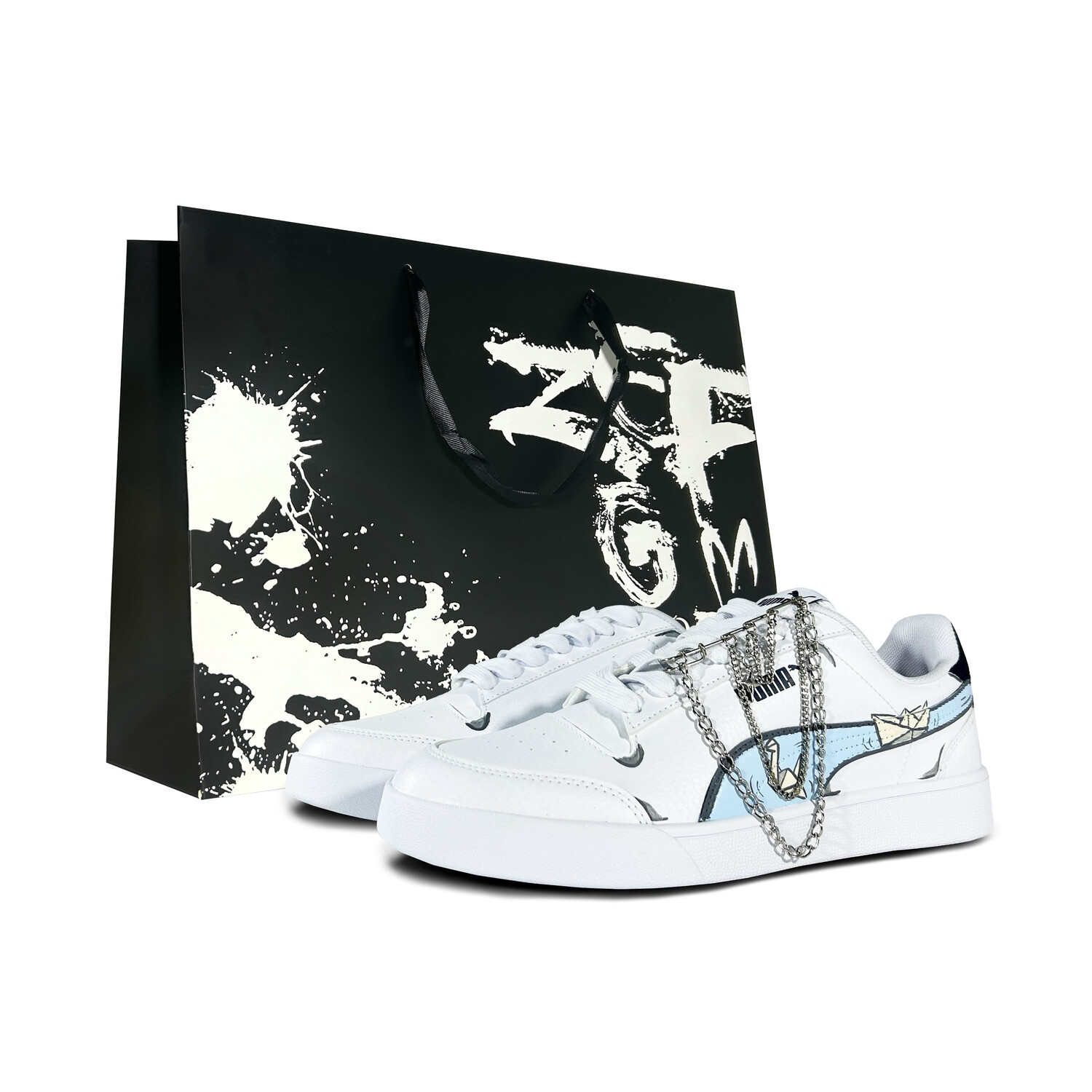 Кроссовки Puma Shuffle Skateboarding Shoes Unisex Low-top White/blue, цвет Star paper crane
Кроссовки Puma Shuffle Skateboarding Shoes Unisex Low-top White/blue, цвет Star paper crane