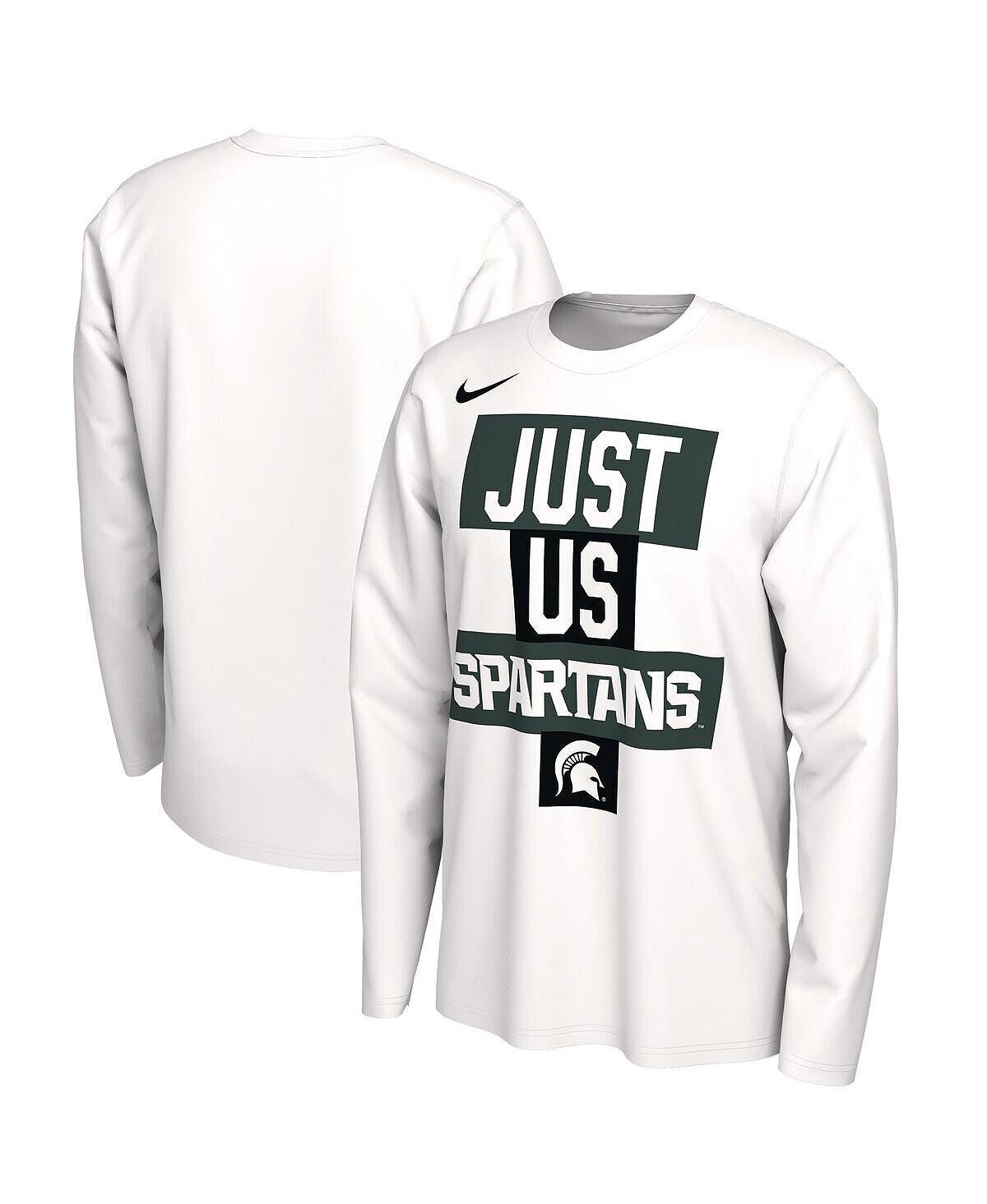 Мужская белая футболка Michigan State Spartans 2021 Post Season Basketball Just Us Bench Legend с длинным рукавом Nike
Мужская белая футболка Michigan State Spartans 2021 Post Season Basketball Just Us Bench Legend с длинным рукавом Nike