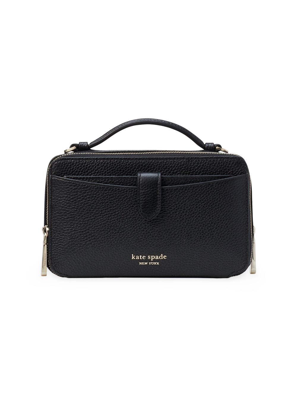 Сумка через плечо Hudson из шагреневой кожи с двойной молнией kate spade new york, черный
Сумка через плечо Hudson из шагреневой кожи с двойной молнией kate spade new york, черный