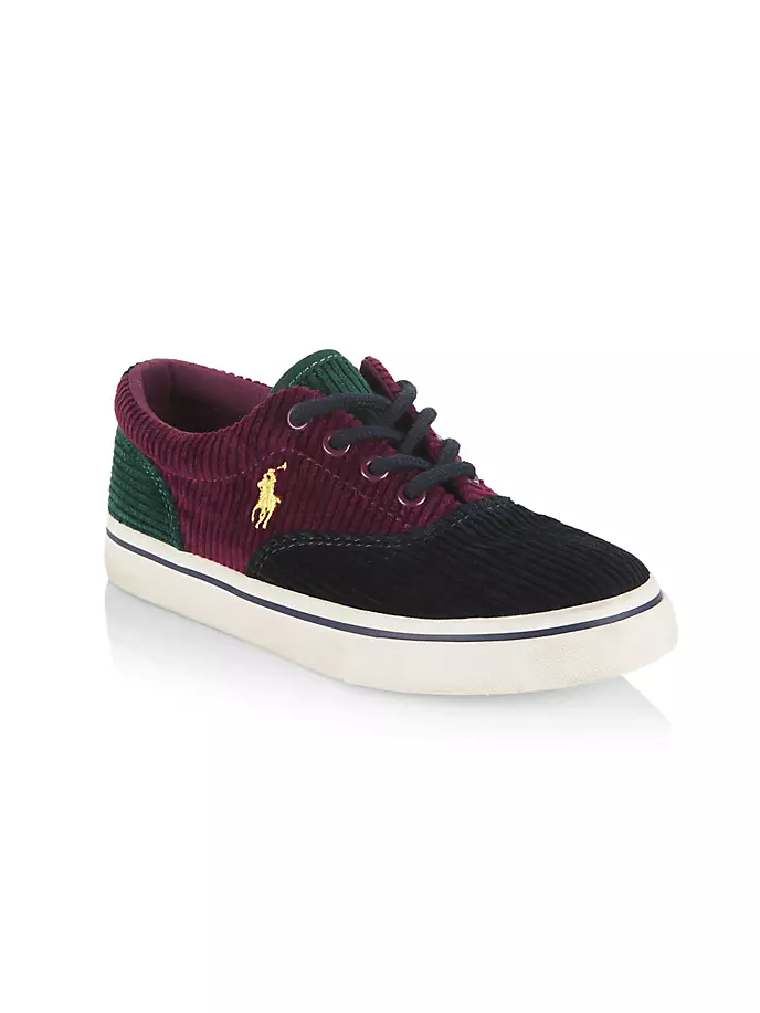 Вельветовые кроссовки Little Kid's & Kid's Keaton Polo Ralph Lauren, цвет wine navy
Вельветовые кроссовки Little Kid's & Kid's Keaton Polo Ralph Lauren, цвет wine navy